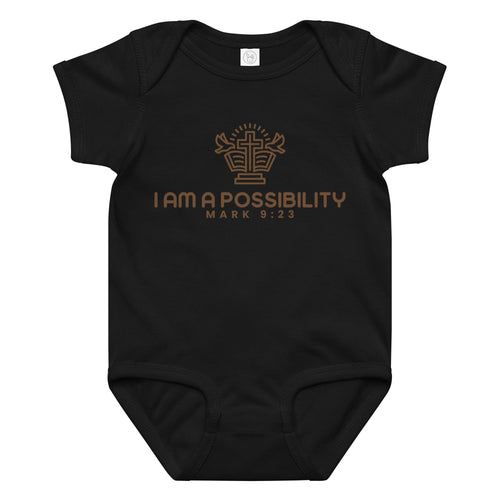 Baby jersey bodysuit - His World For Us