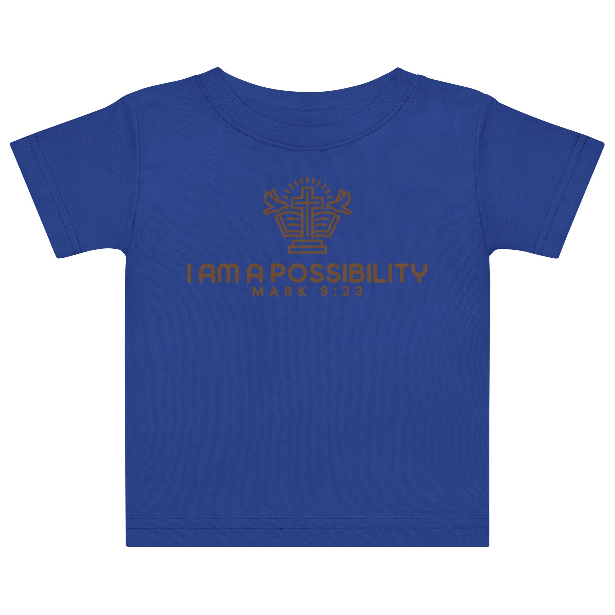 Baby jersey t-shirt - His World For Us