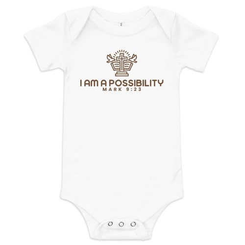 Baby Short Sleeve Bodysuit, 100% Cotton - His World For Us