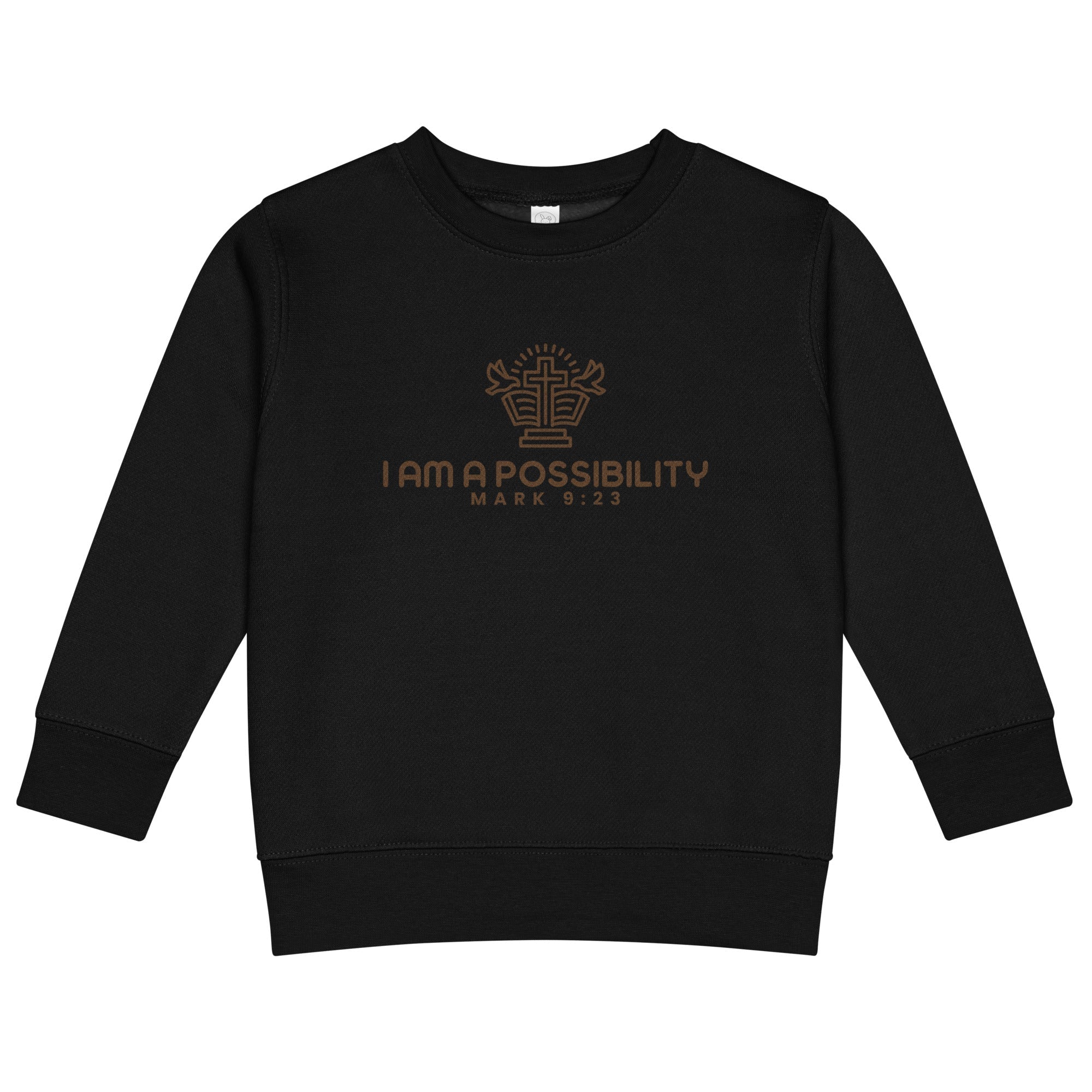 Kids Crew Neck Sweatshirt | Cozy & Faith - Inspired - His World For Us