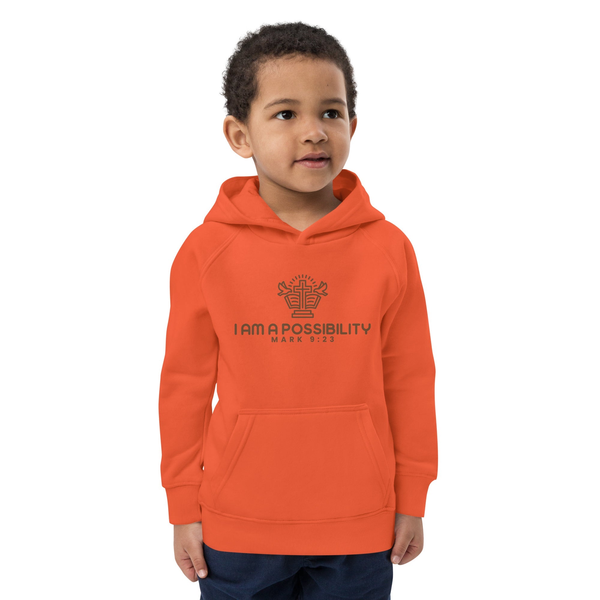 Kids eco hoodie - His World For Us