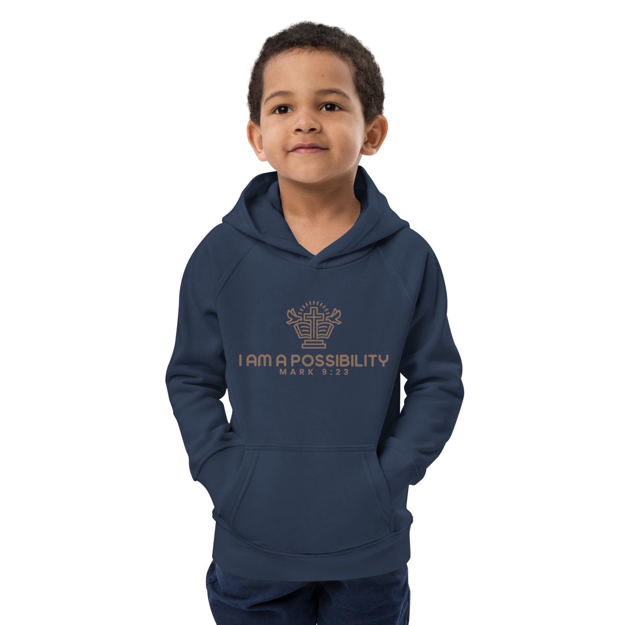 Kids eco hoodie - His World For Us