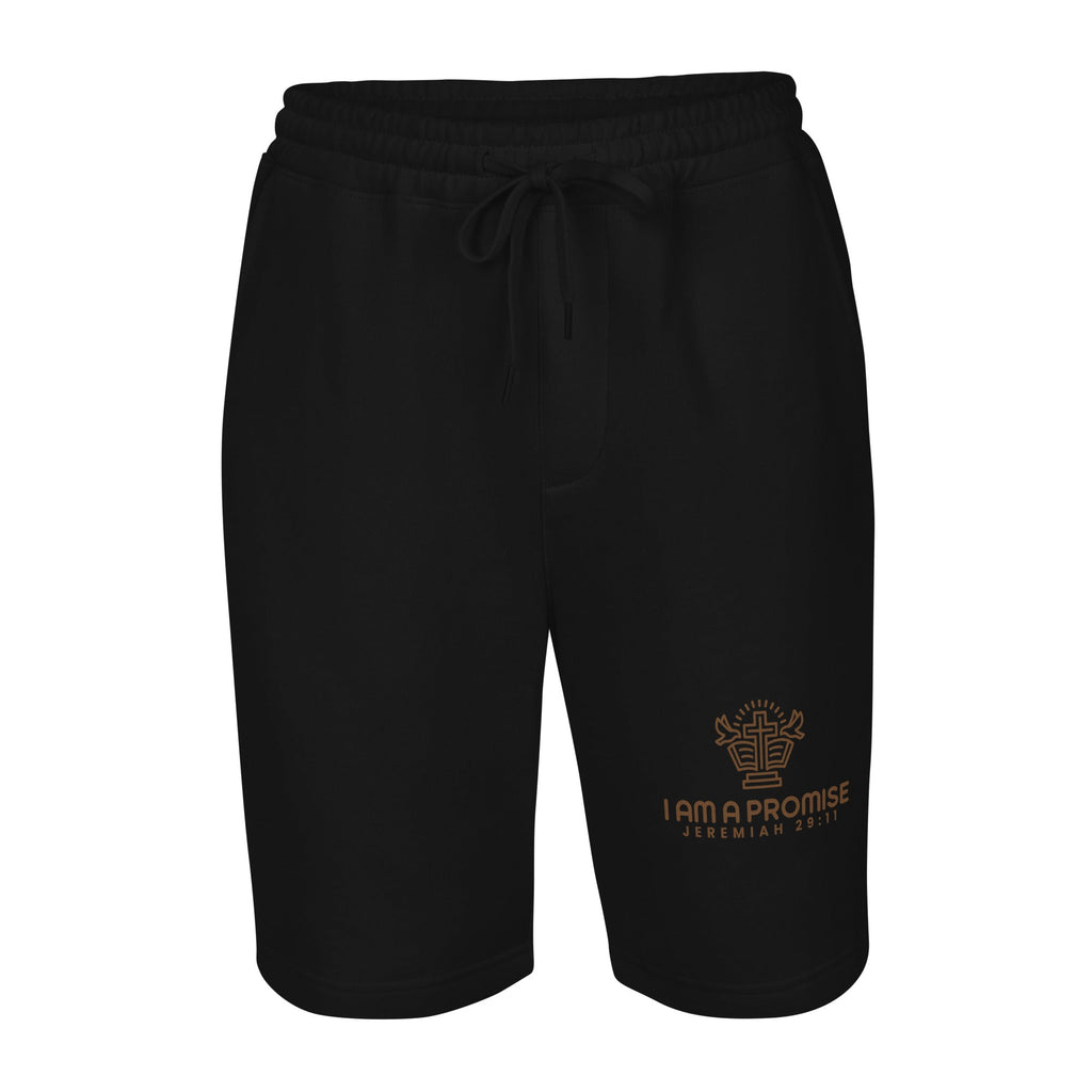 Men's Fleece Shorts for Everyday Wear - I Am a Promise - His World For Us