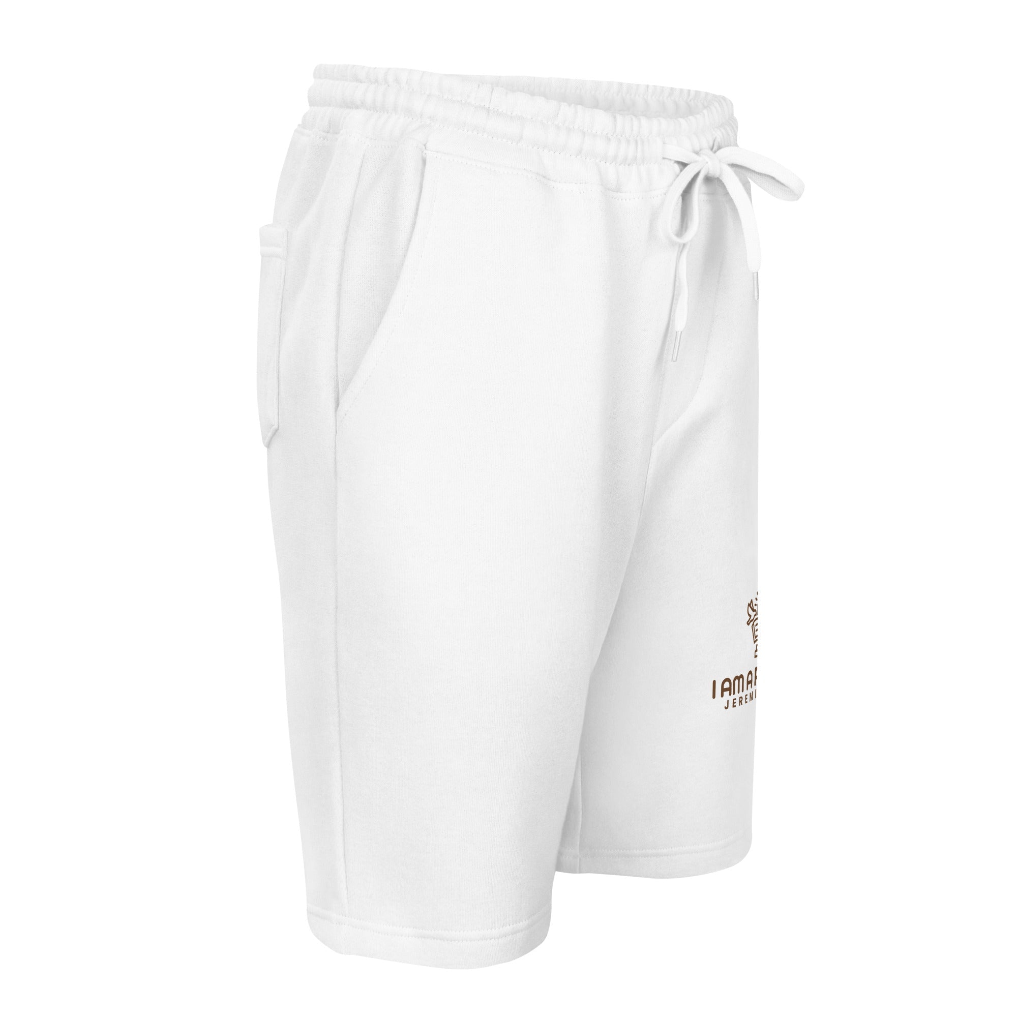 Men's Fleece Shorts for Everyday Wear - I Am a Promise - His World For Us