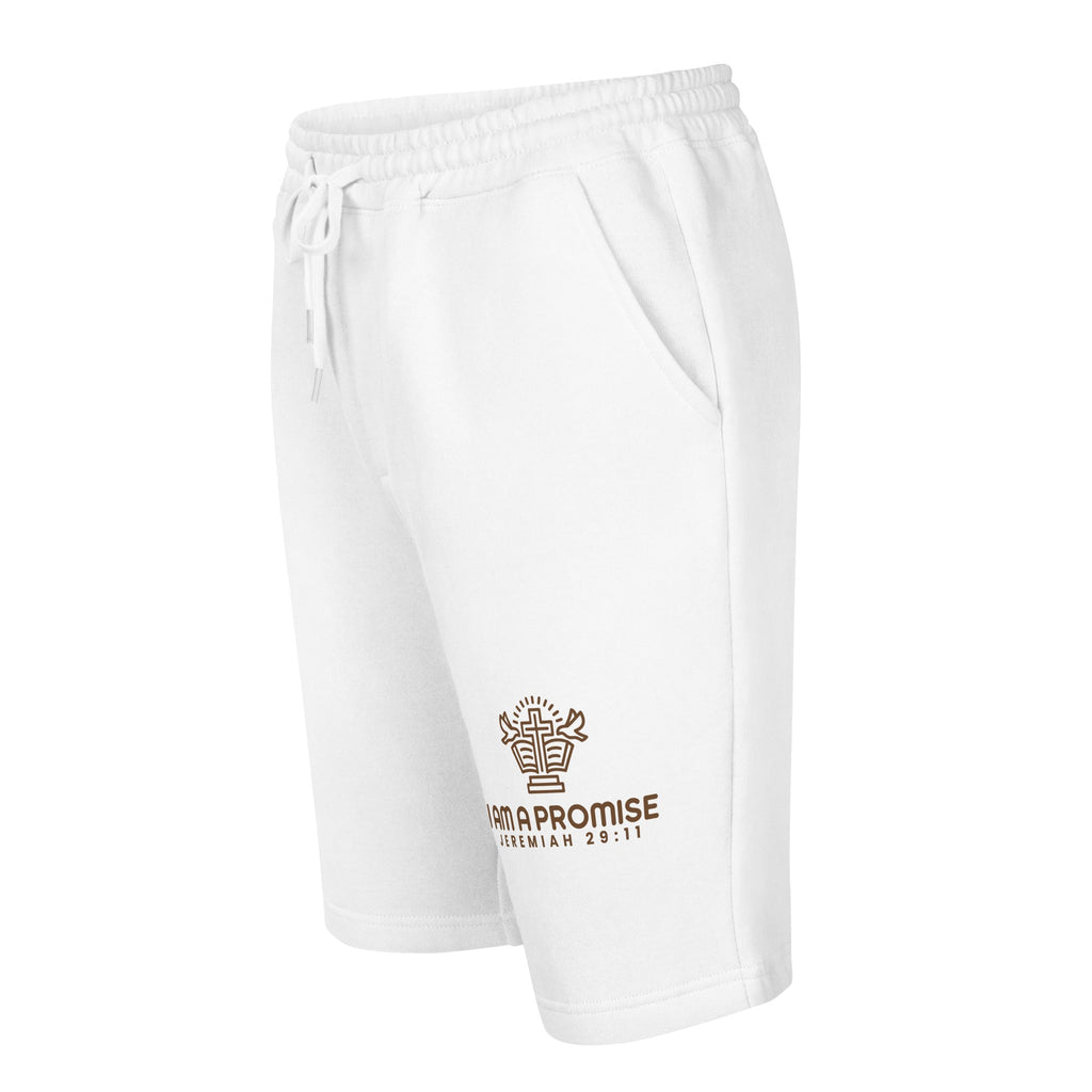 Men's Fleece Shorts for Everyday Wear - I Am a Promise - His World For Us