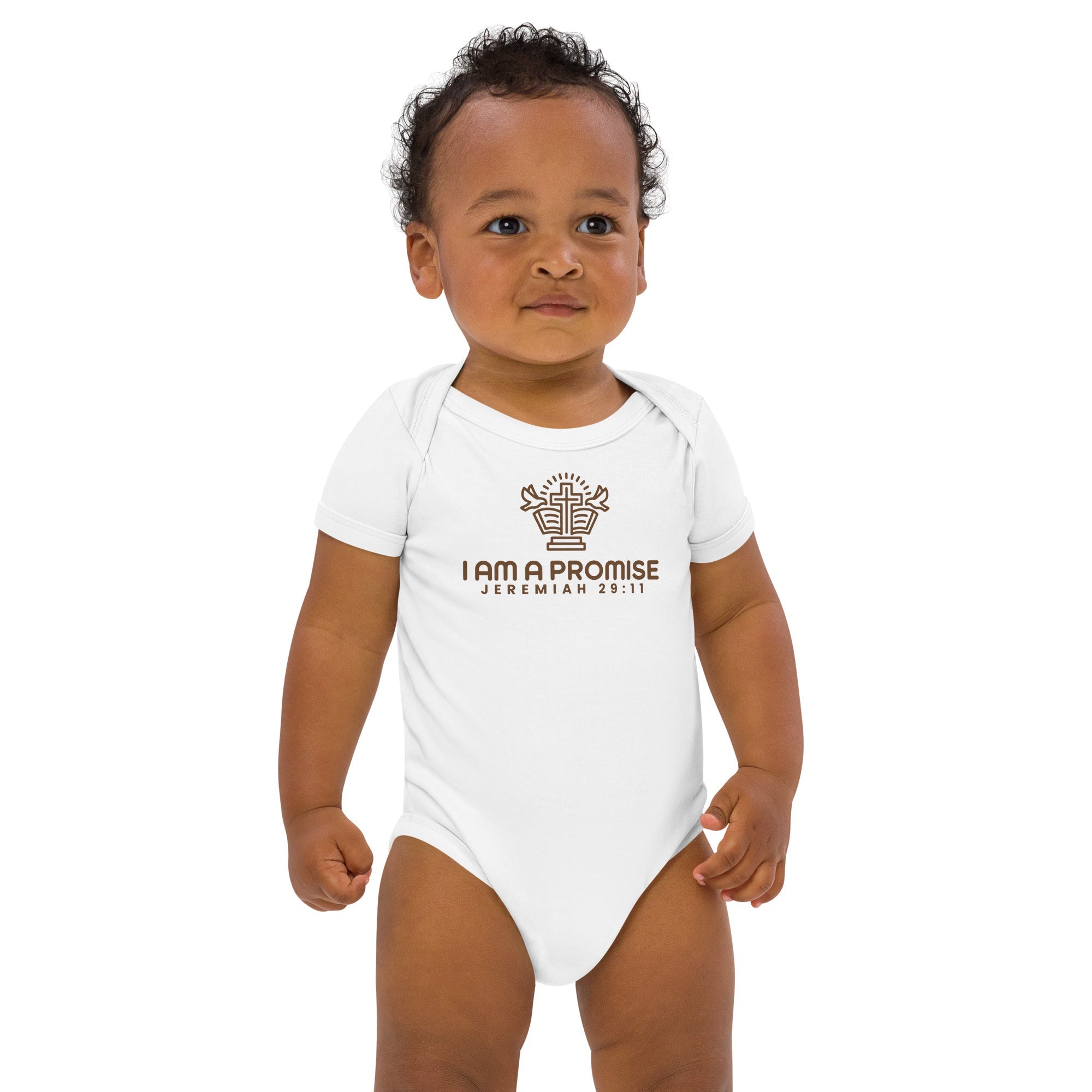 Organic cotton baby bodysuit - His World For Us