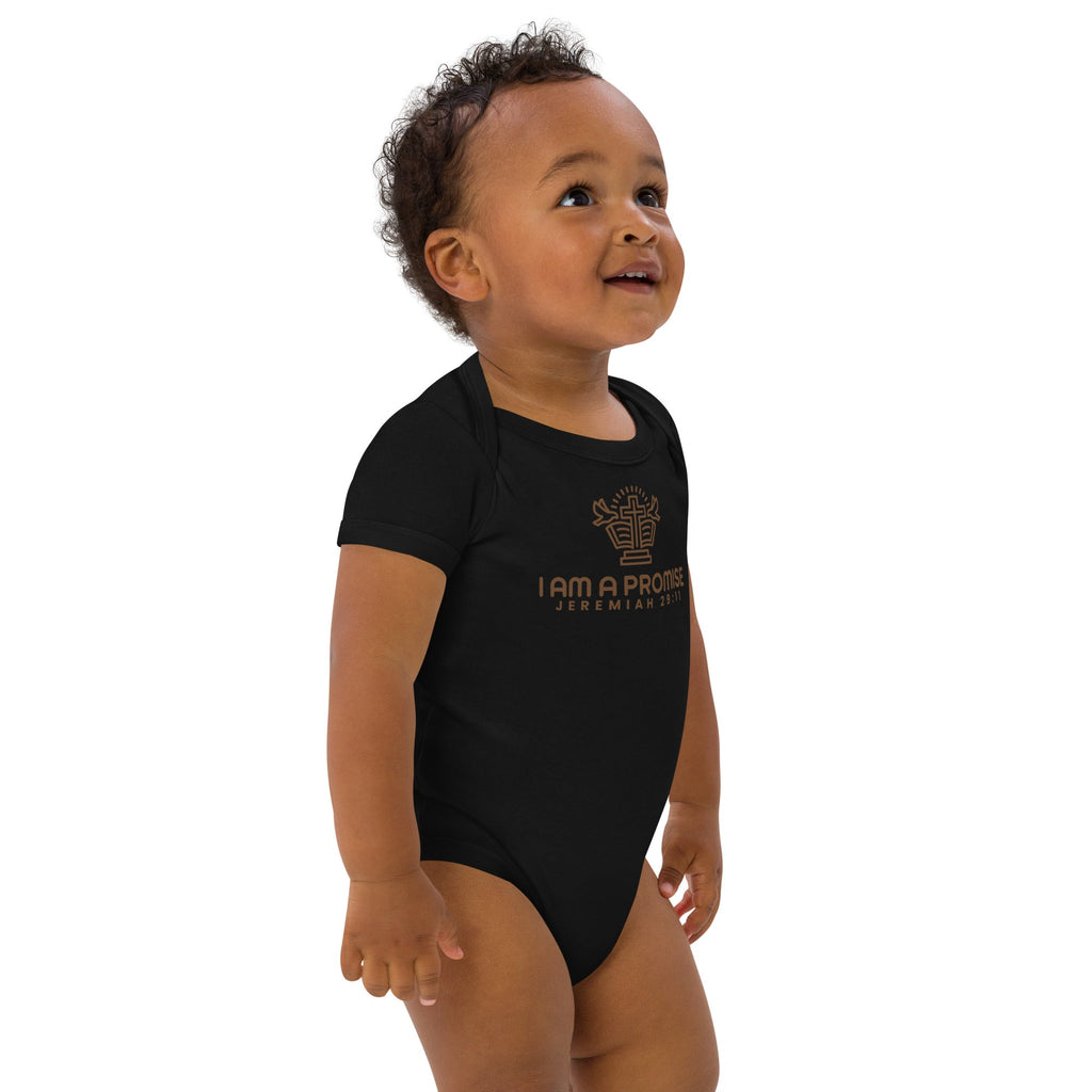 Organic cotton baby bodysuit - His World For Us