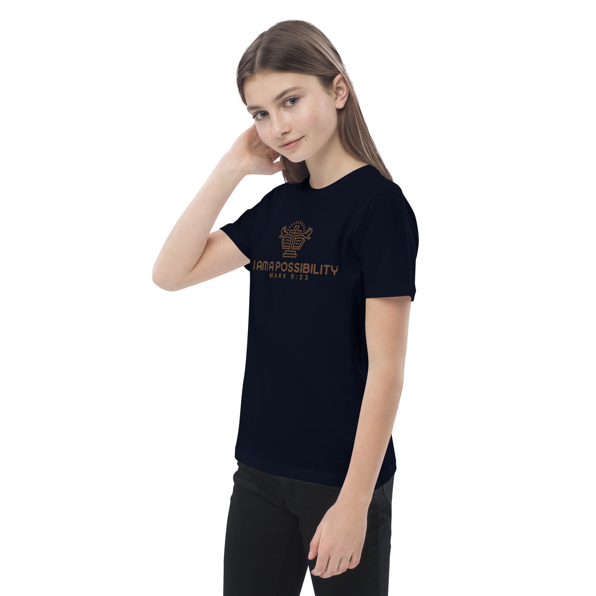 Organic Cotton Kids T-Shirt – Short Sleeve - His World For Us