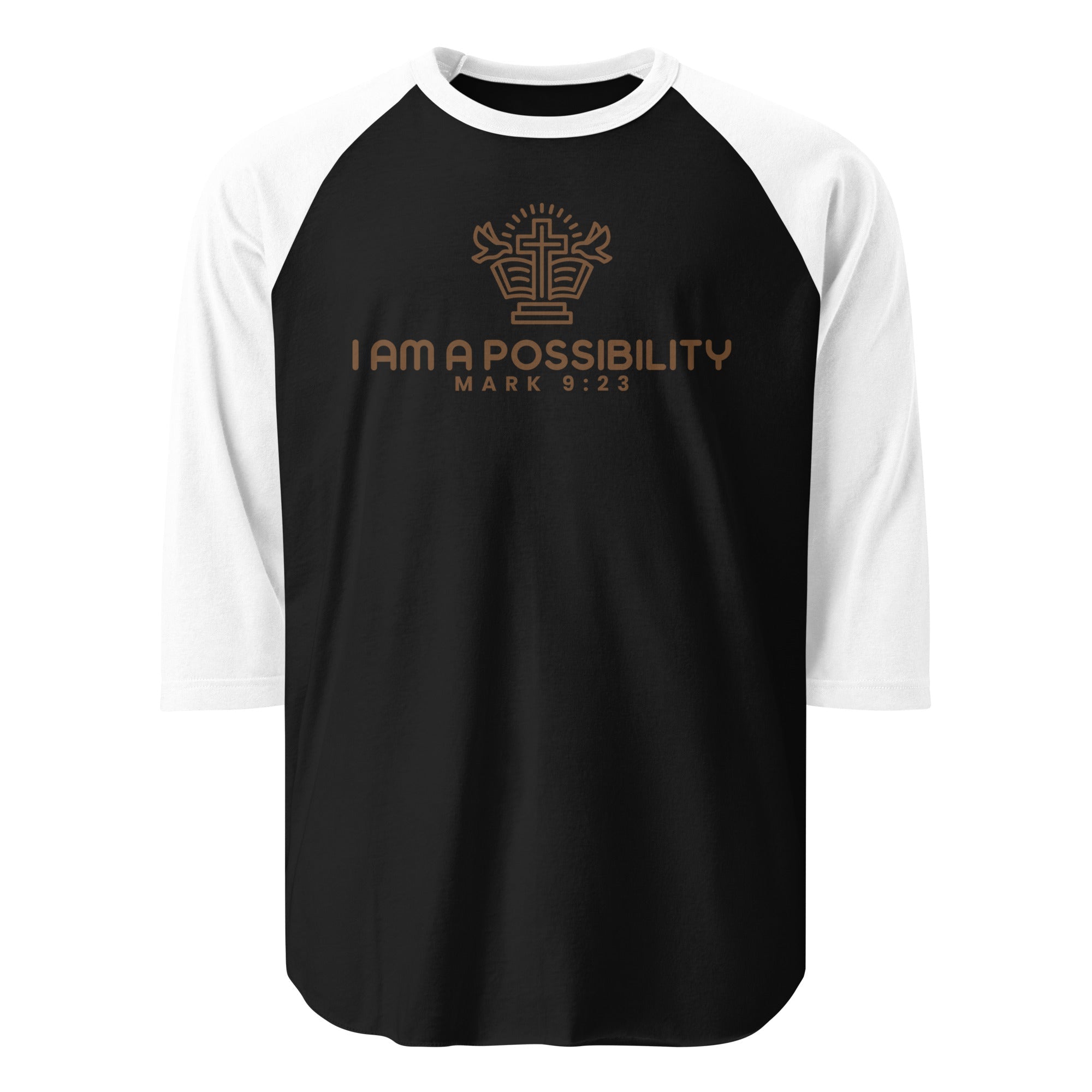 Unisex 3/4 Sleeve Raglan Baseball Shirt - His World For Us