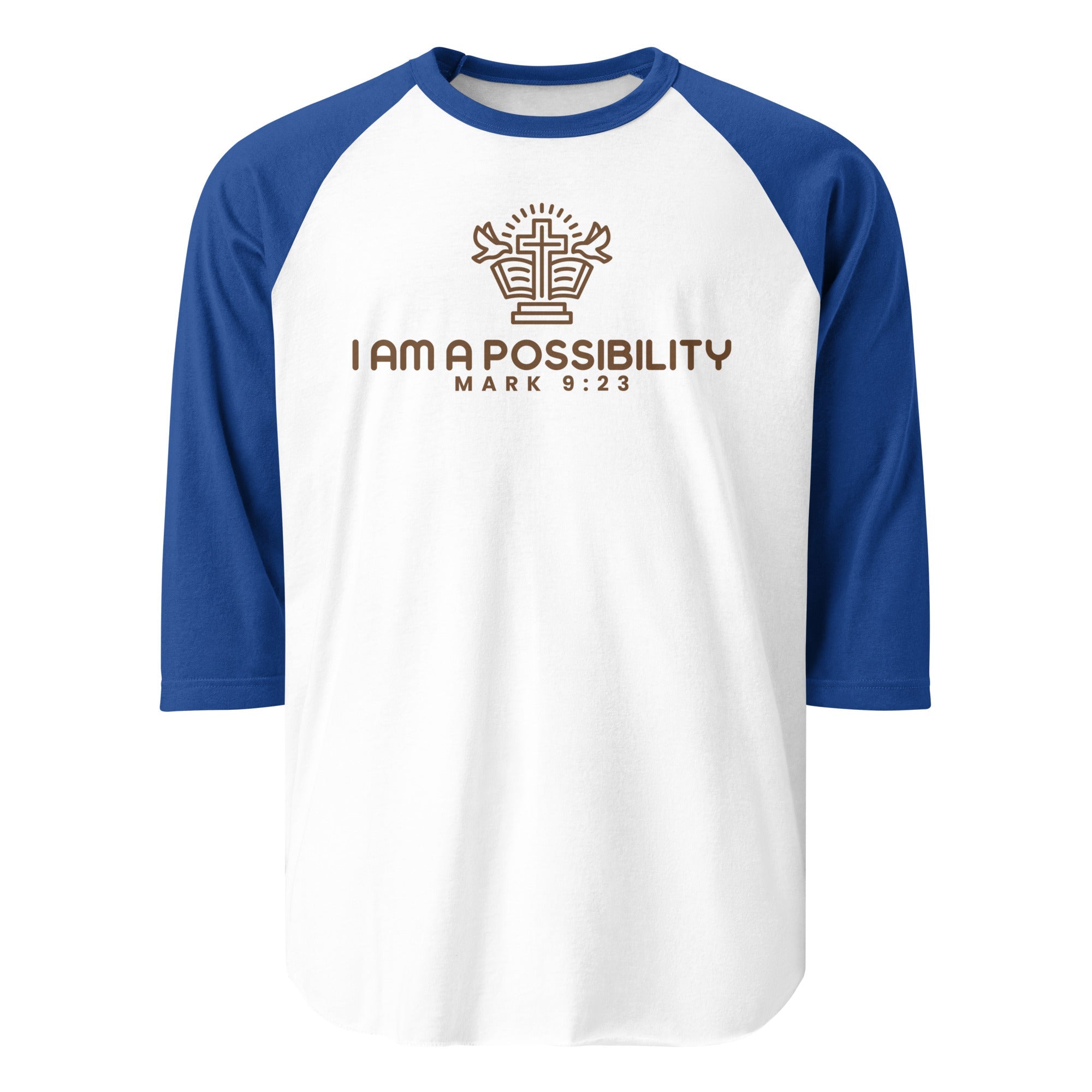 Unisex 3/4 Sleeve Raglan Baseball Shirt - His World For Us