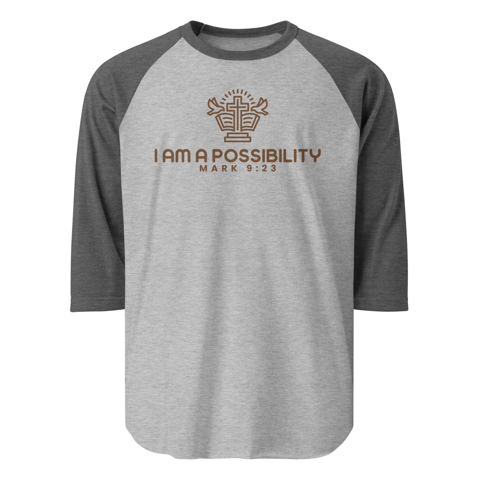 Unisex 3/4 Sleeve Raglan Baseball Shirt - His World For Us