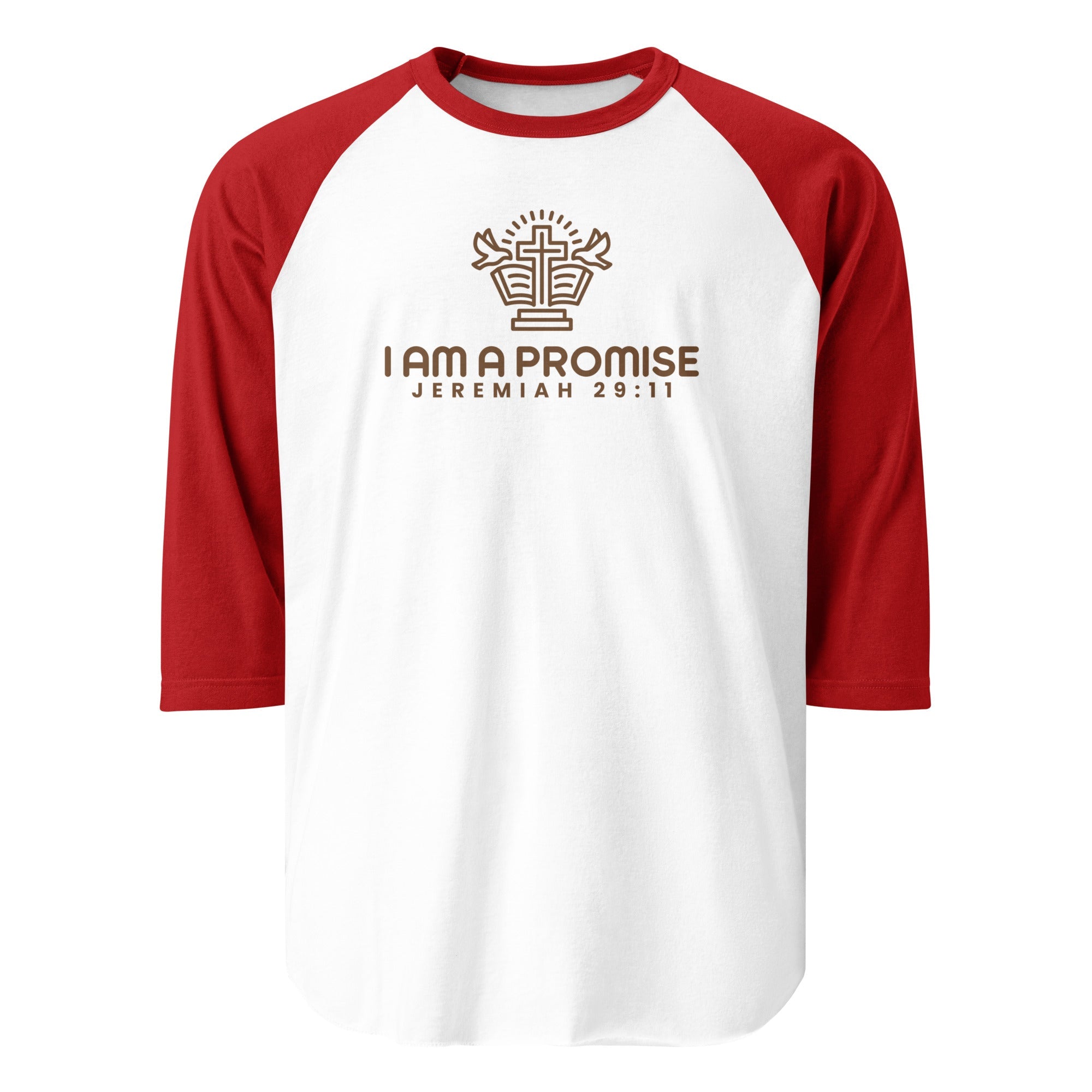 Unisex 3/4 Sleeve Raglan Baseball Shirt - His World For Us