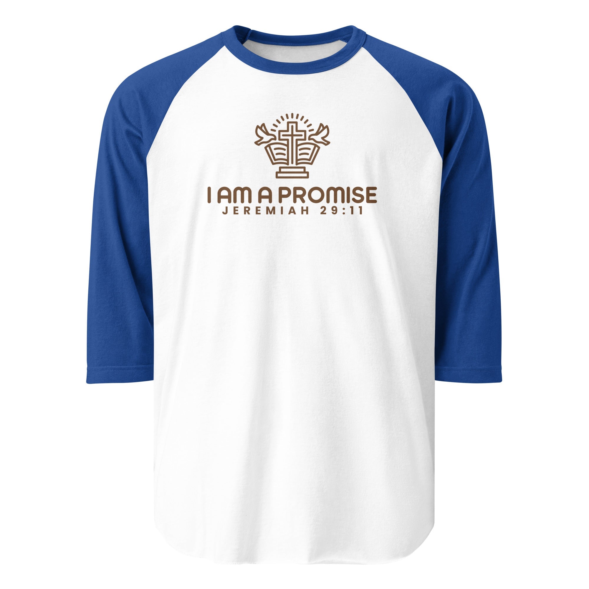 Unisex 3/4 Sleeve Raglan Baseball Shirt - His World For Us