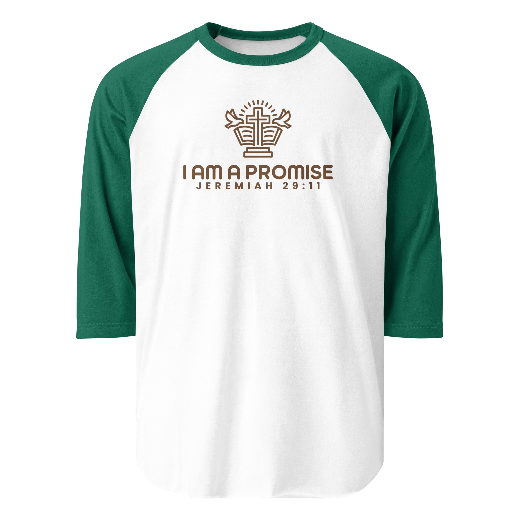 Unisex 3/4 Sleeve Raglan Baseball Shirt - His World For Us