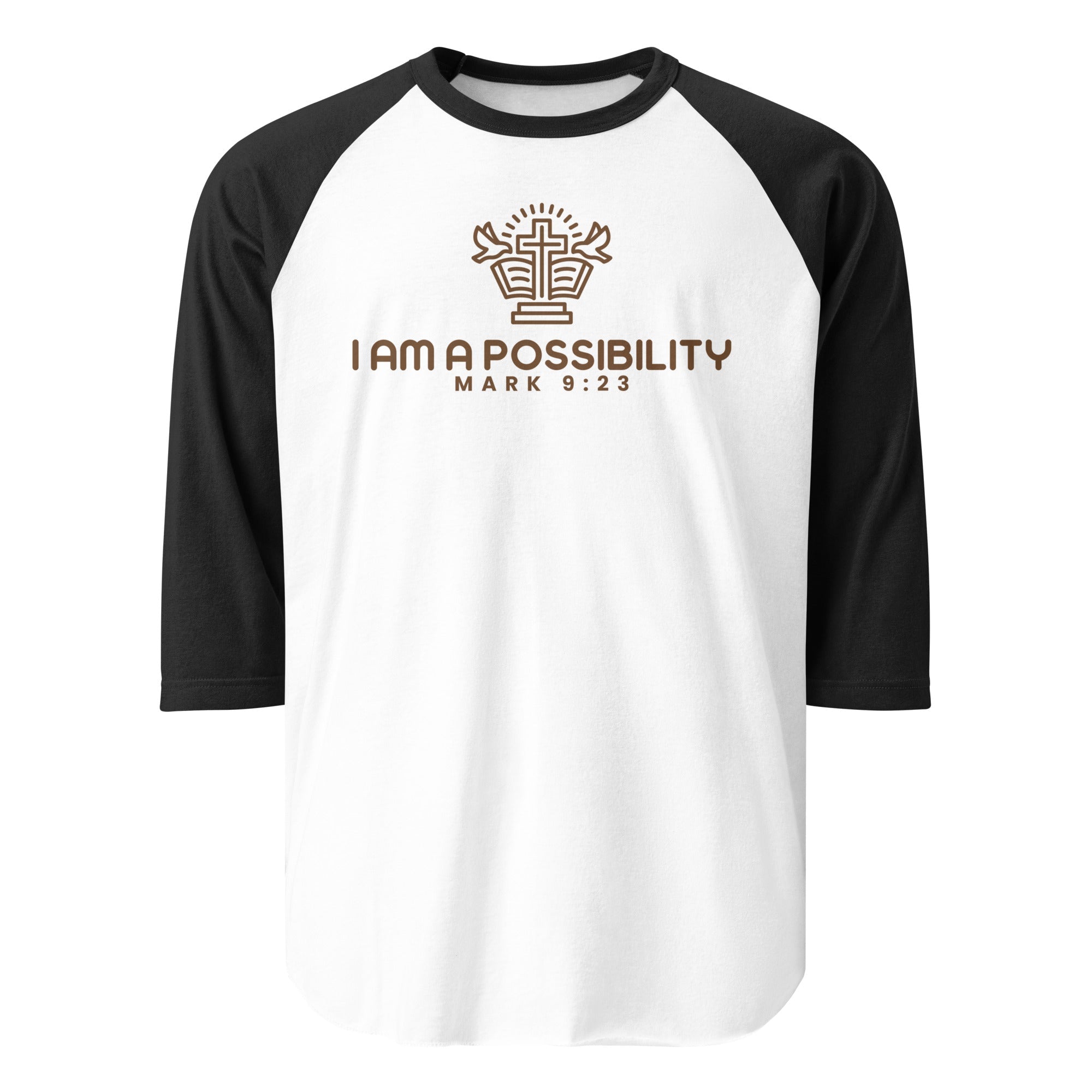 Unisex 3/4 Sleeve Raglan Baseball Shirt - His World For Us