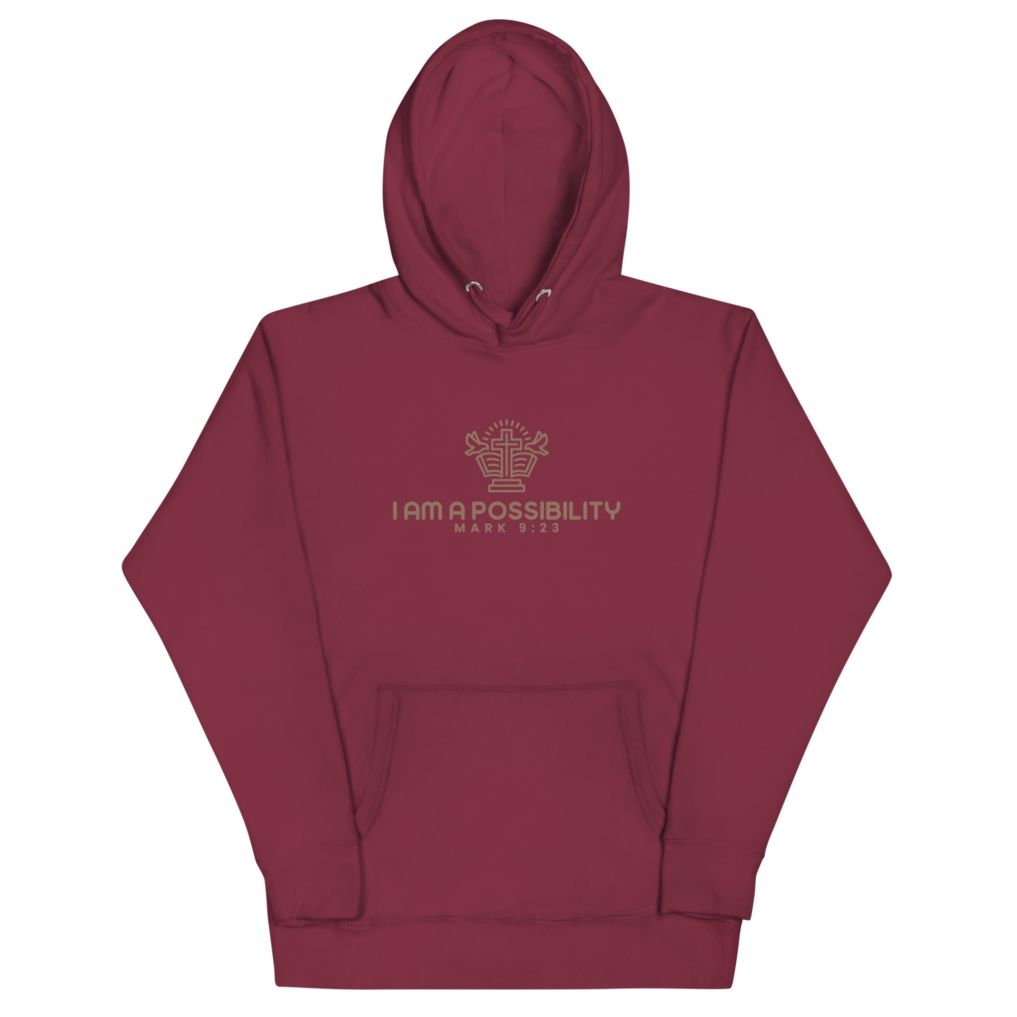 Unisex Cotton Pullover Hoodie with Pouch Pocket - His World For Us