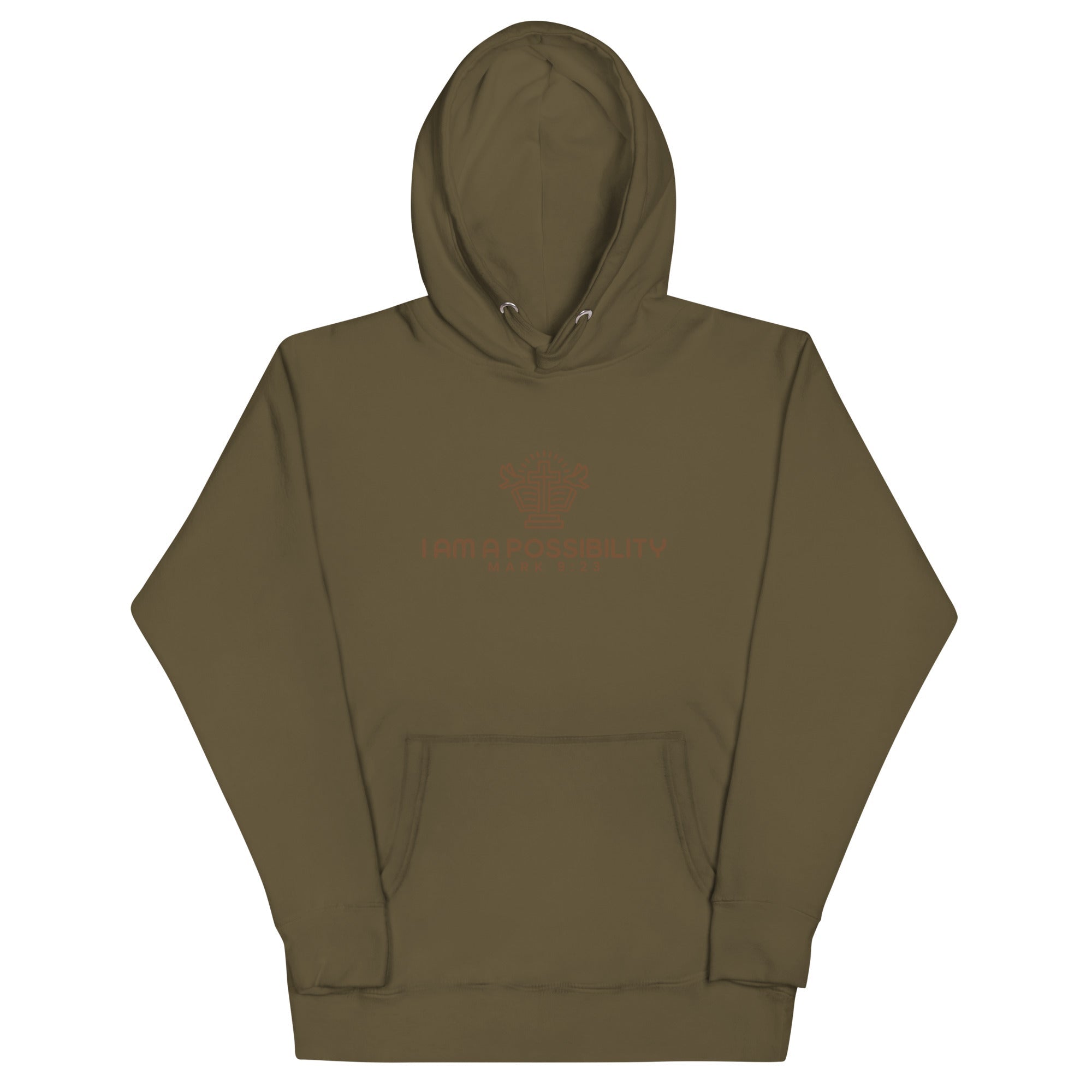 Unisex Cotton Pullover Hoodie with Pouch Pocket - His World For Us