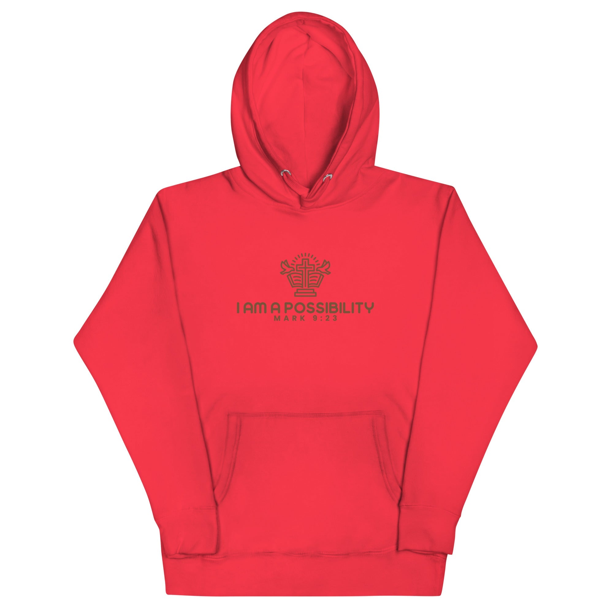 Unisex Cotton Pullover Hoodie with Pouch Pocket - His World For Us