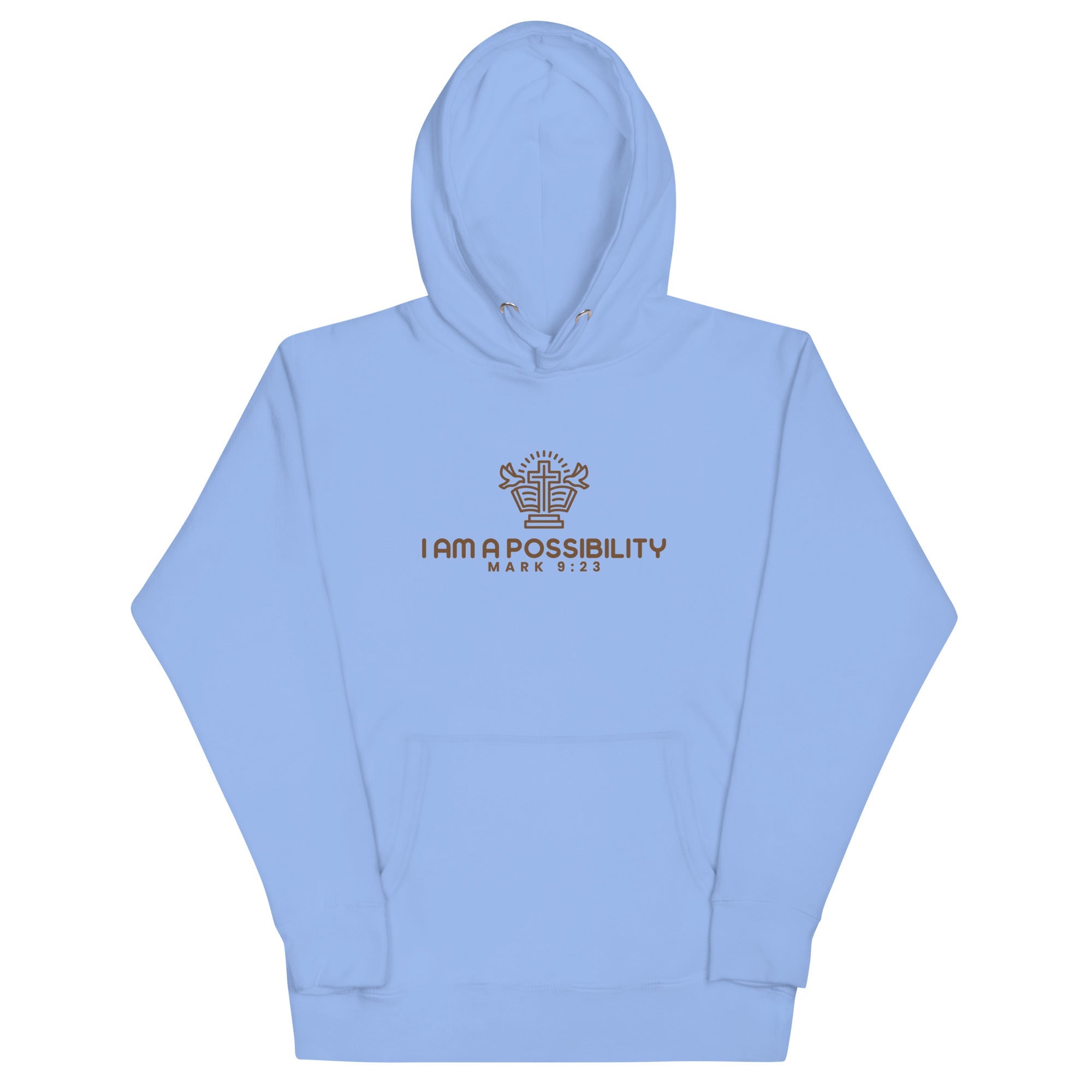 Unisex Cotton Pullover Hoodie with Pouch Pocket - His World For Us