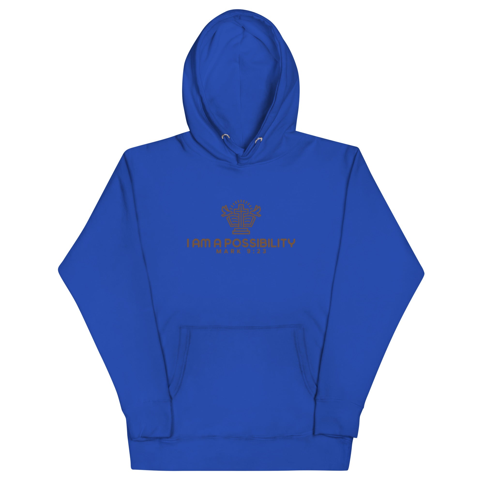 Unisex Cotton Pullover Hoodie with Pouch Pocket - His World For Us