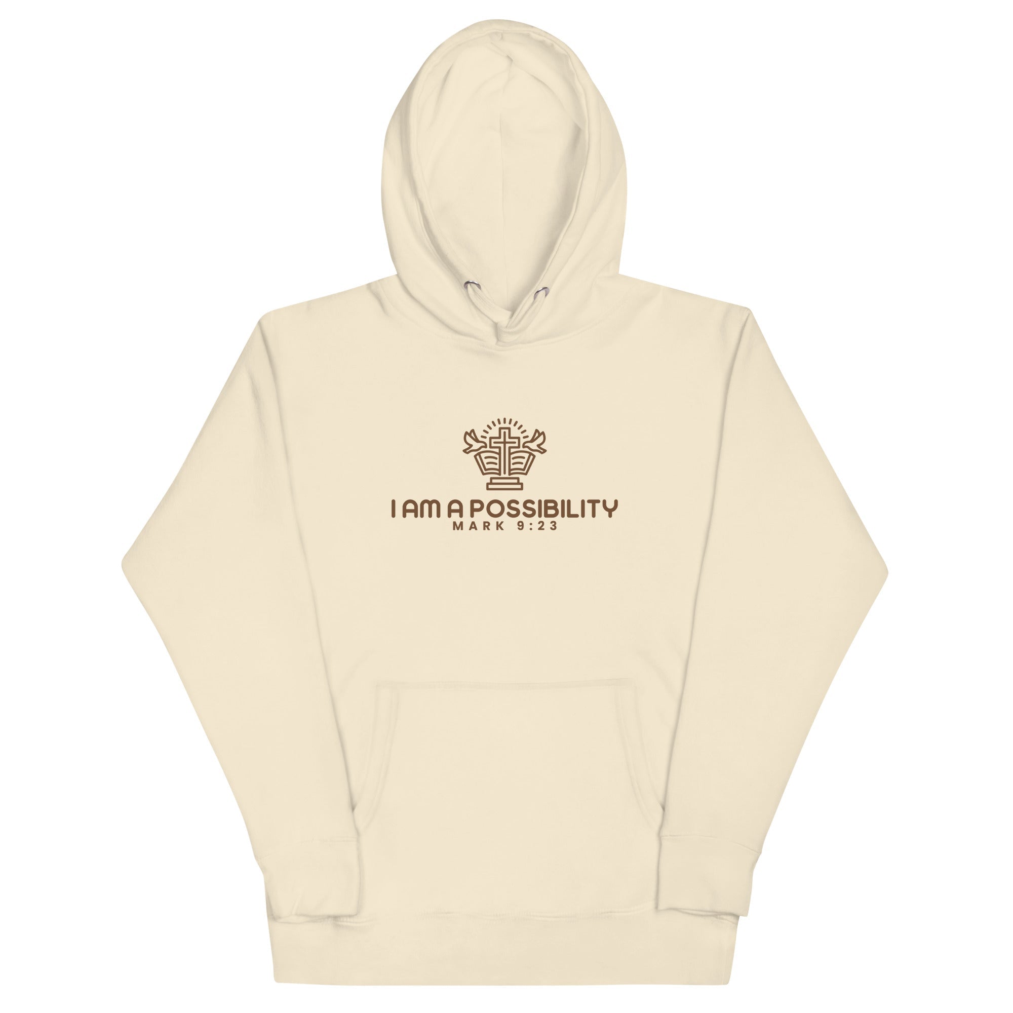 Unisex Cotton Pullover Hoodie with Pouch Pocket - His World For Us