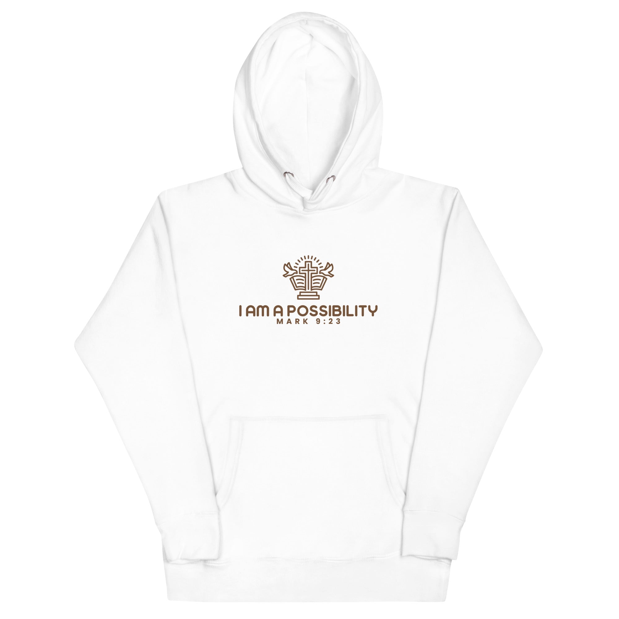Unisex Cotton Pullover Hoodie with Pouch Pocket - His World For Us