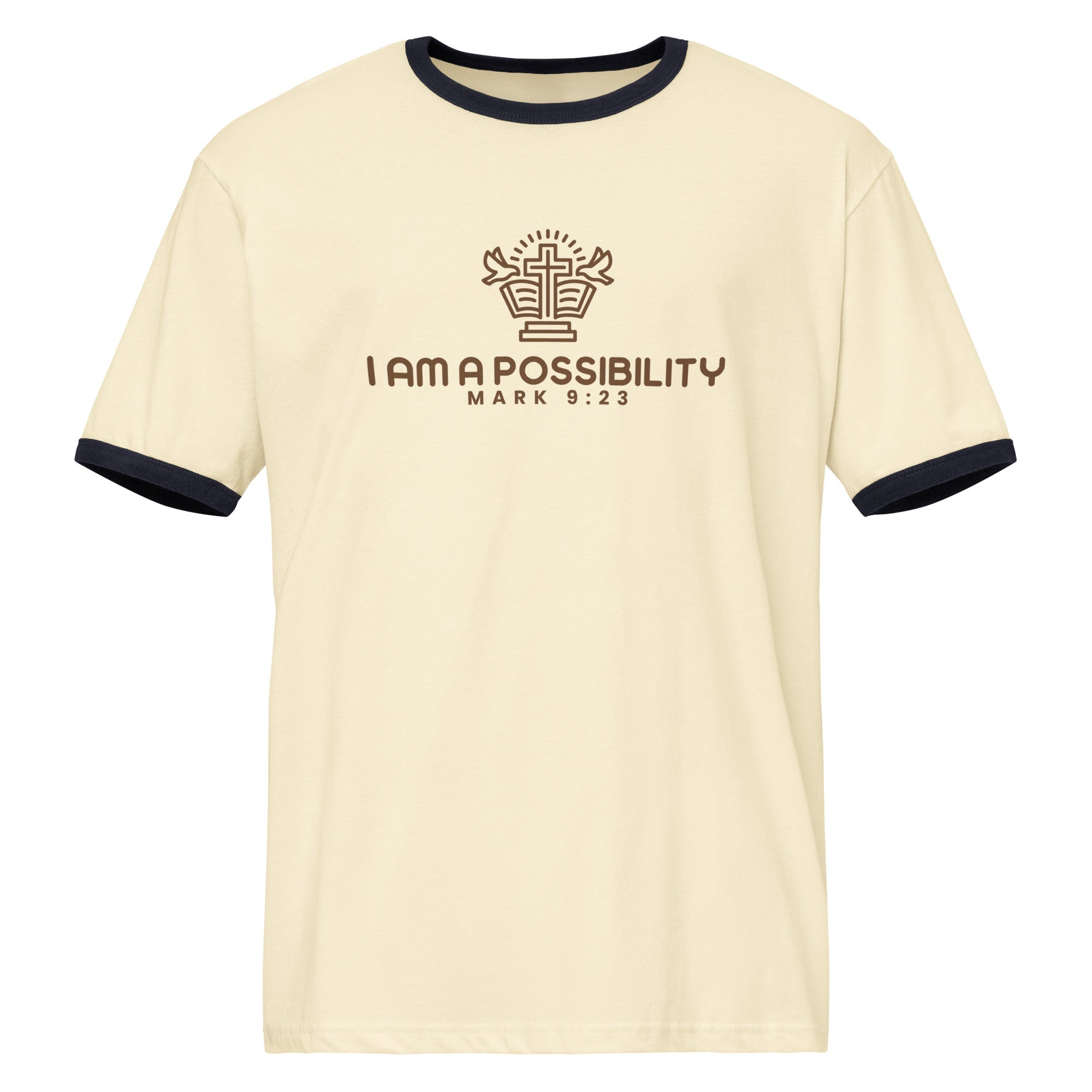 Unisex Ringer T-Shirt - His World For Us