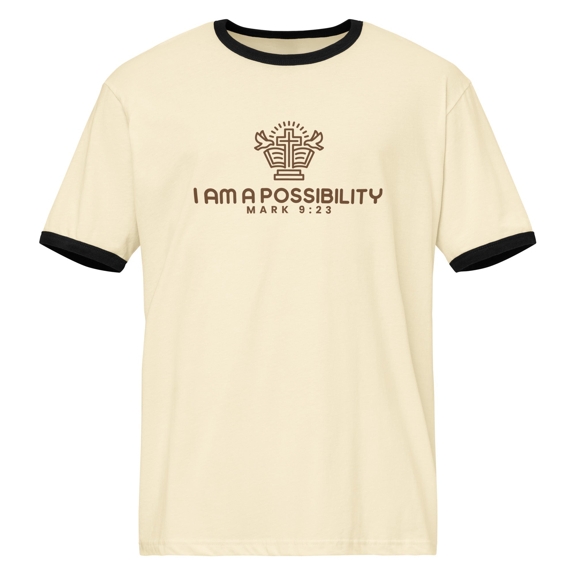 Unisex Ringer T-Shirt - His World For Us