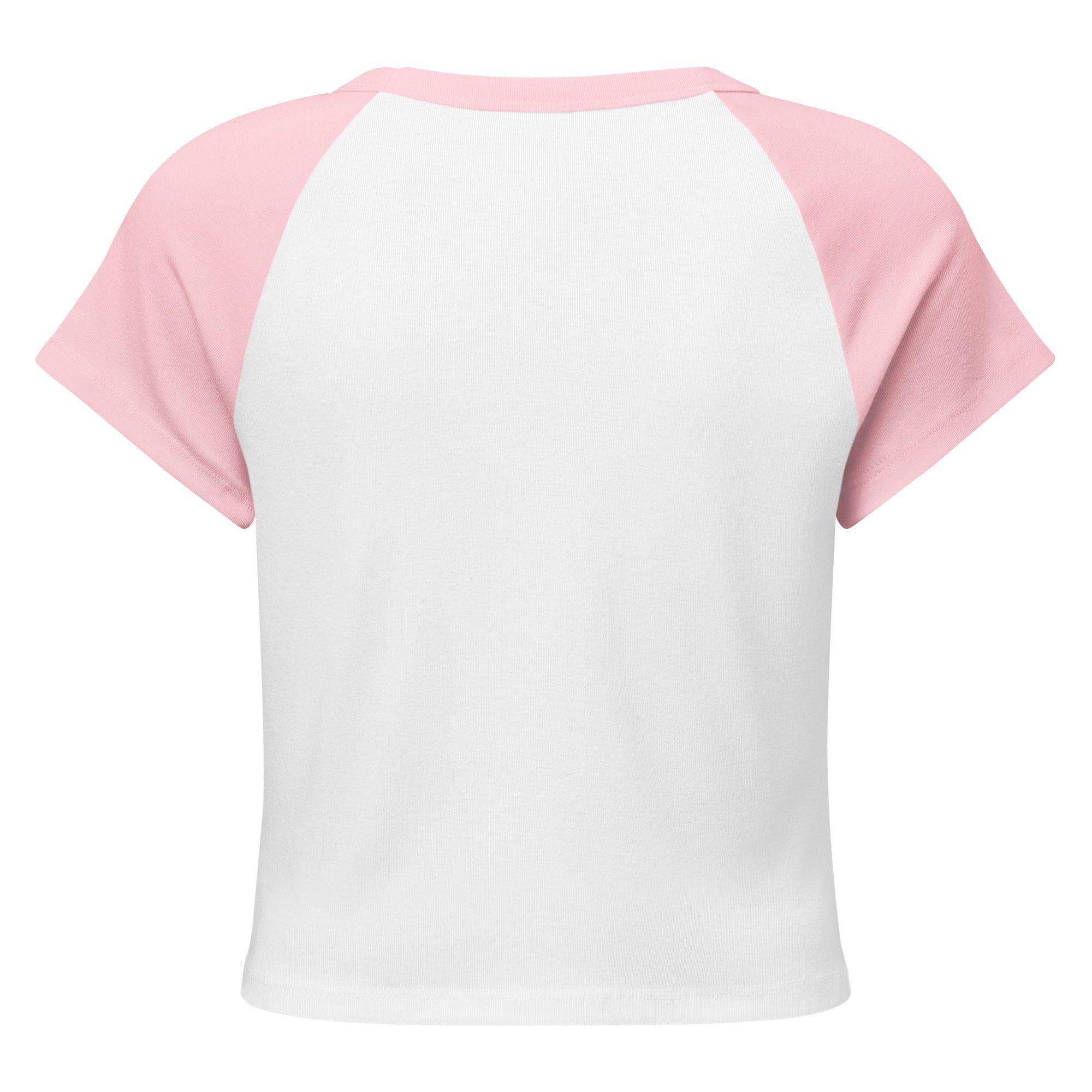 Women's Micro Rib Raglan Baby Tee – Cotton Blend, Fitted - His World For Us