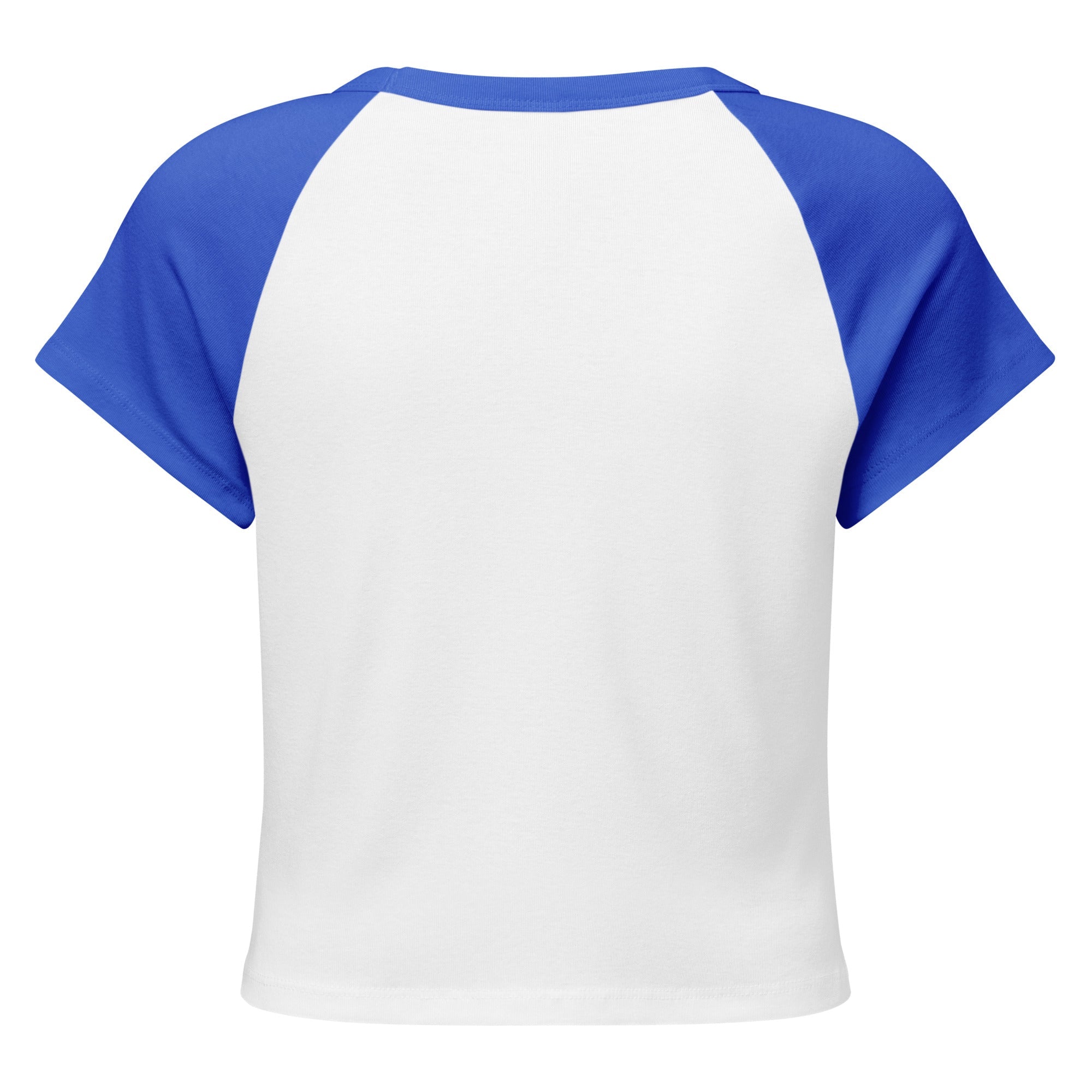 Women's Micro Rib Raglan Baby Tee – Cotton Blend, Fitted - His World For Us