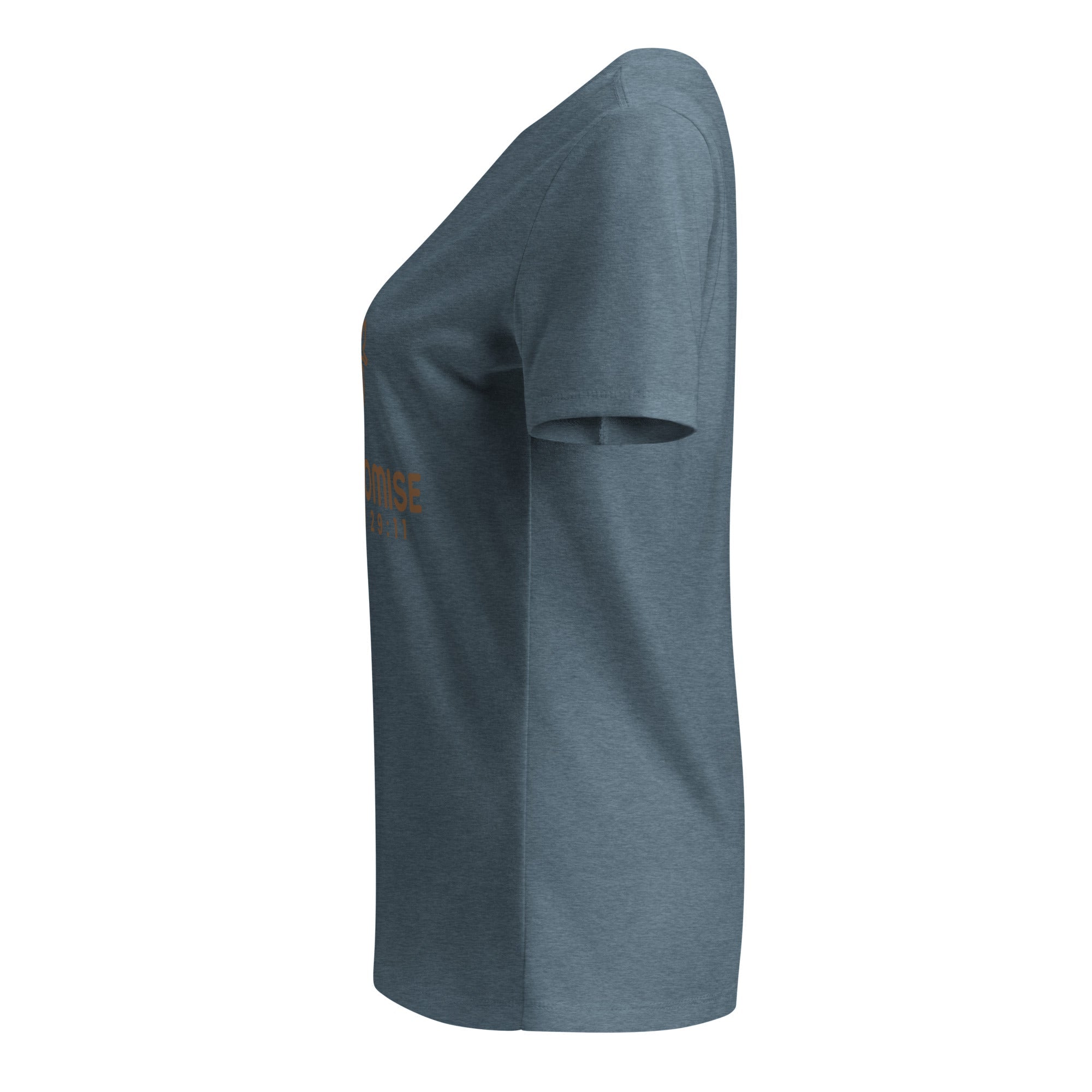 Women’s relaxed v - neck t-shirt - His World For Us