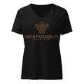 Women’s relaxed v - neck t-shirt - His World For Us