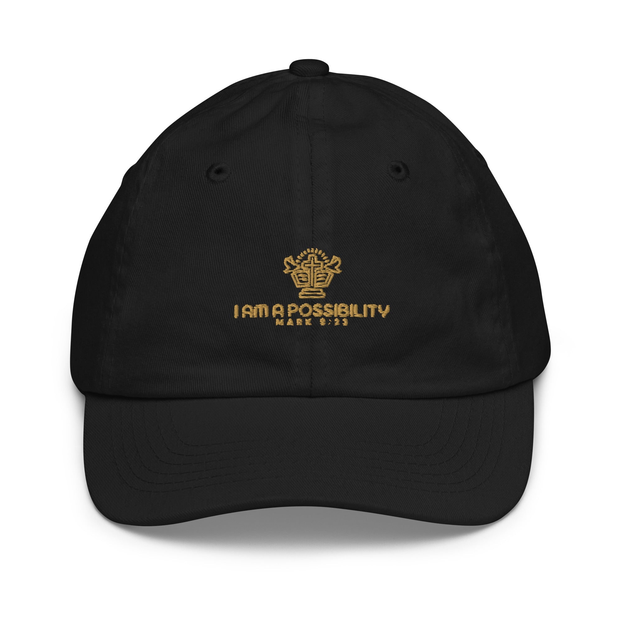 Youth baseball cap - His World For Us