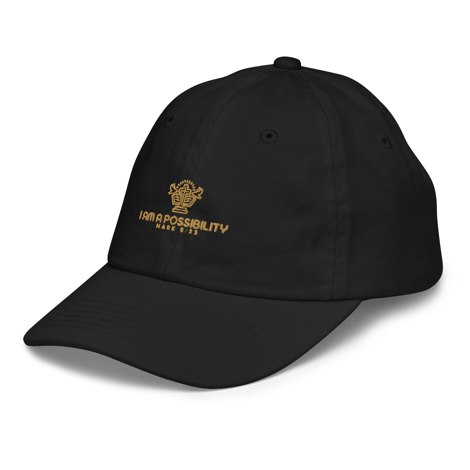Youth baseball cap - His World For Us