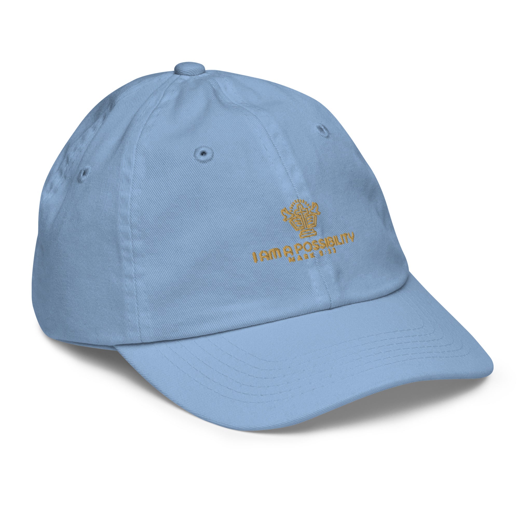 Youth baseball cap - His World For Us