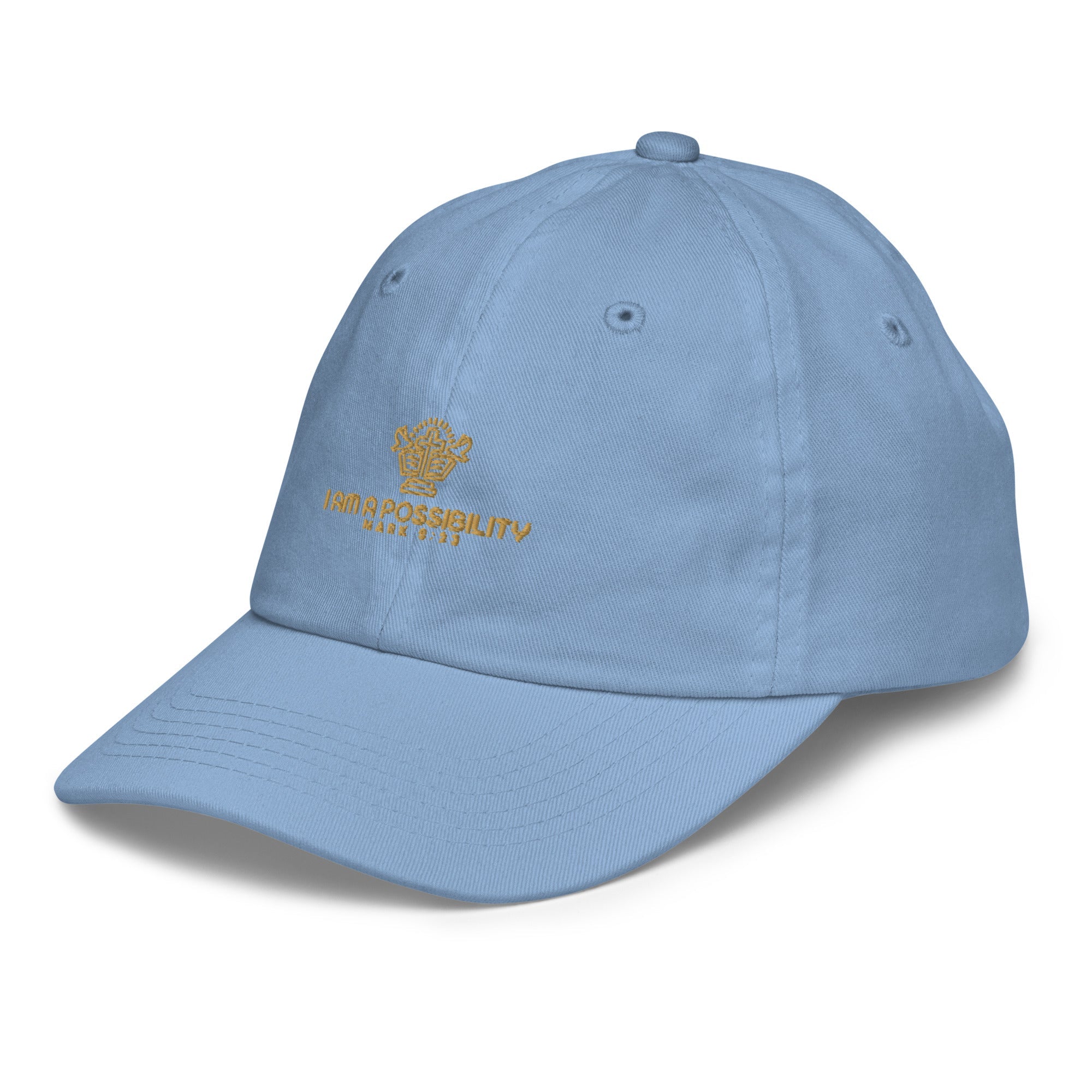 Youth baseball cap - His World For Us