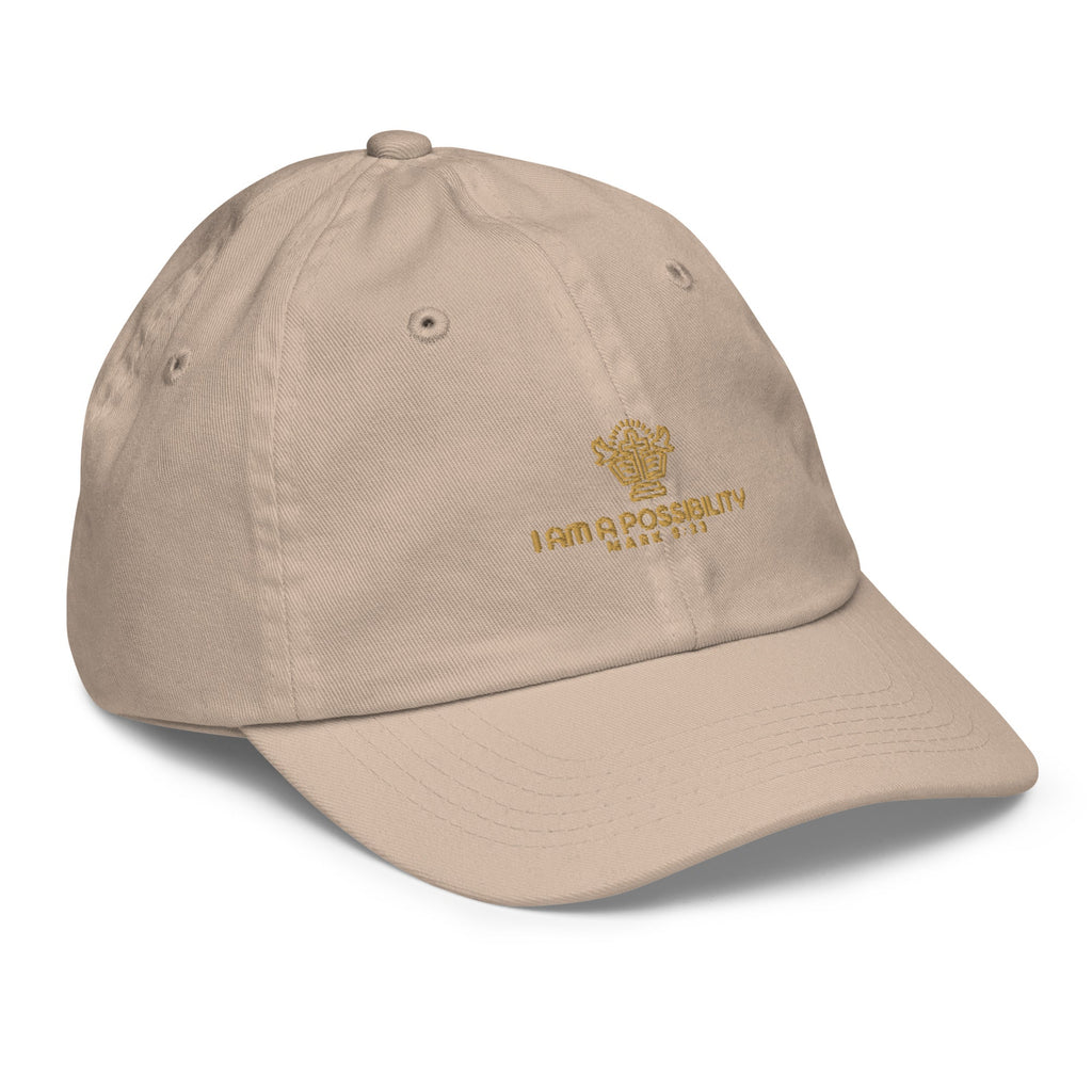 Youth baseball cap - His World For Us