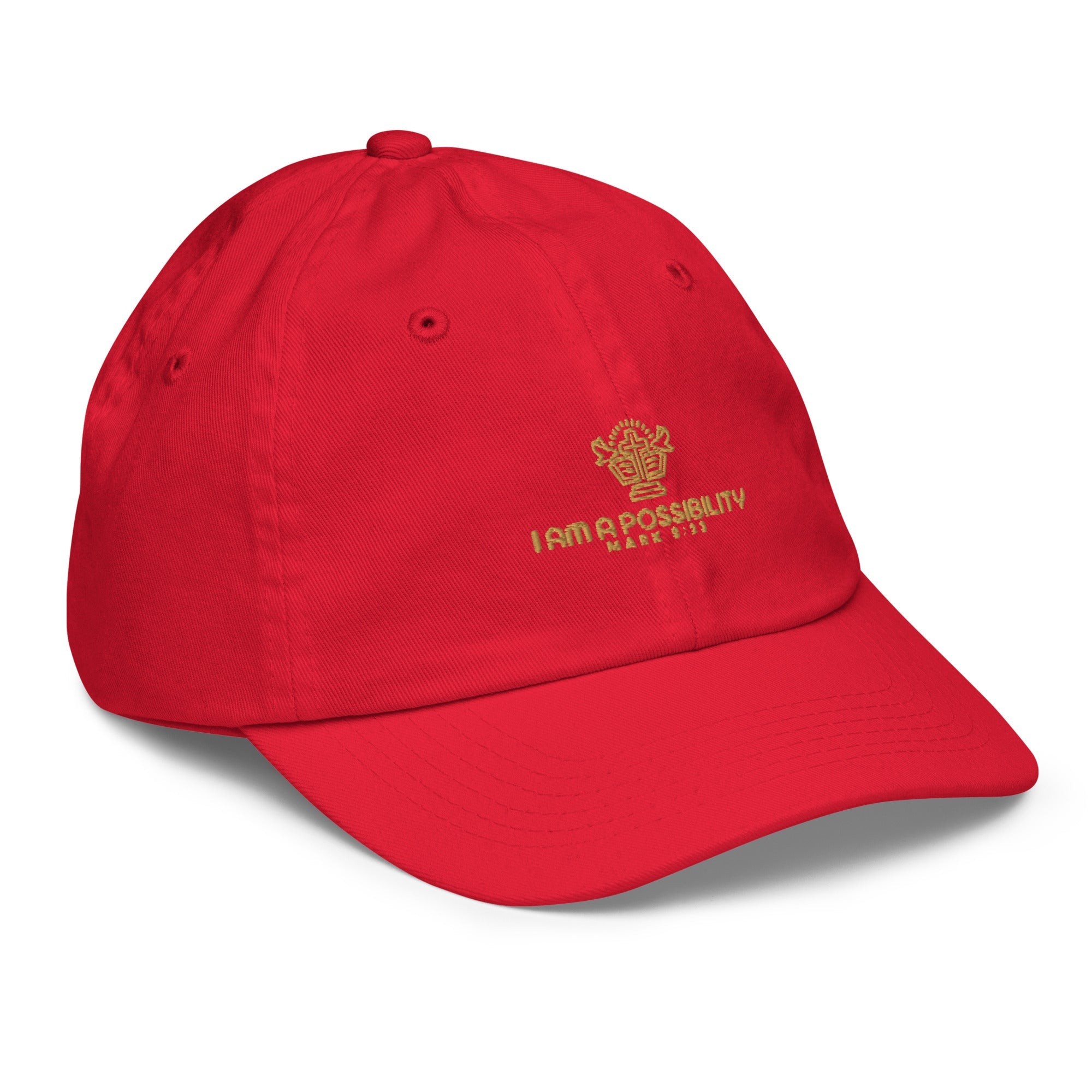 Youth baseball cap - His World For Us