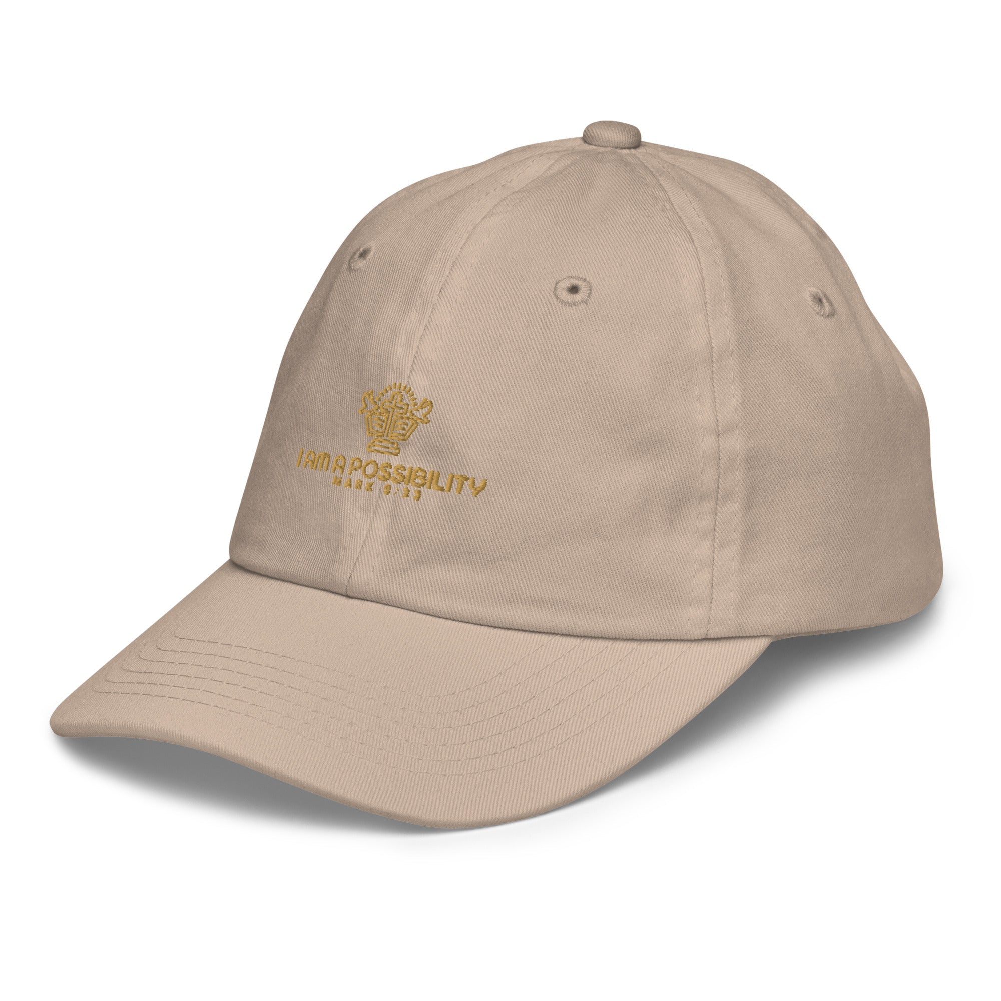 Youth baseball cap - His World For Us