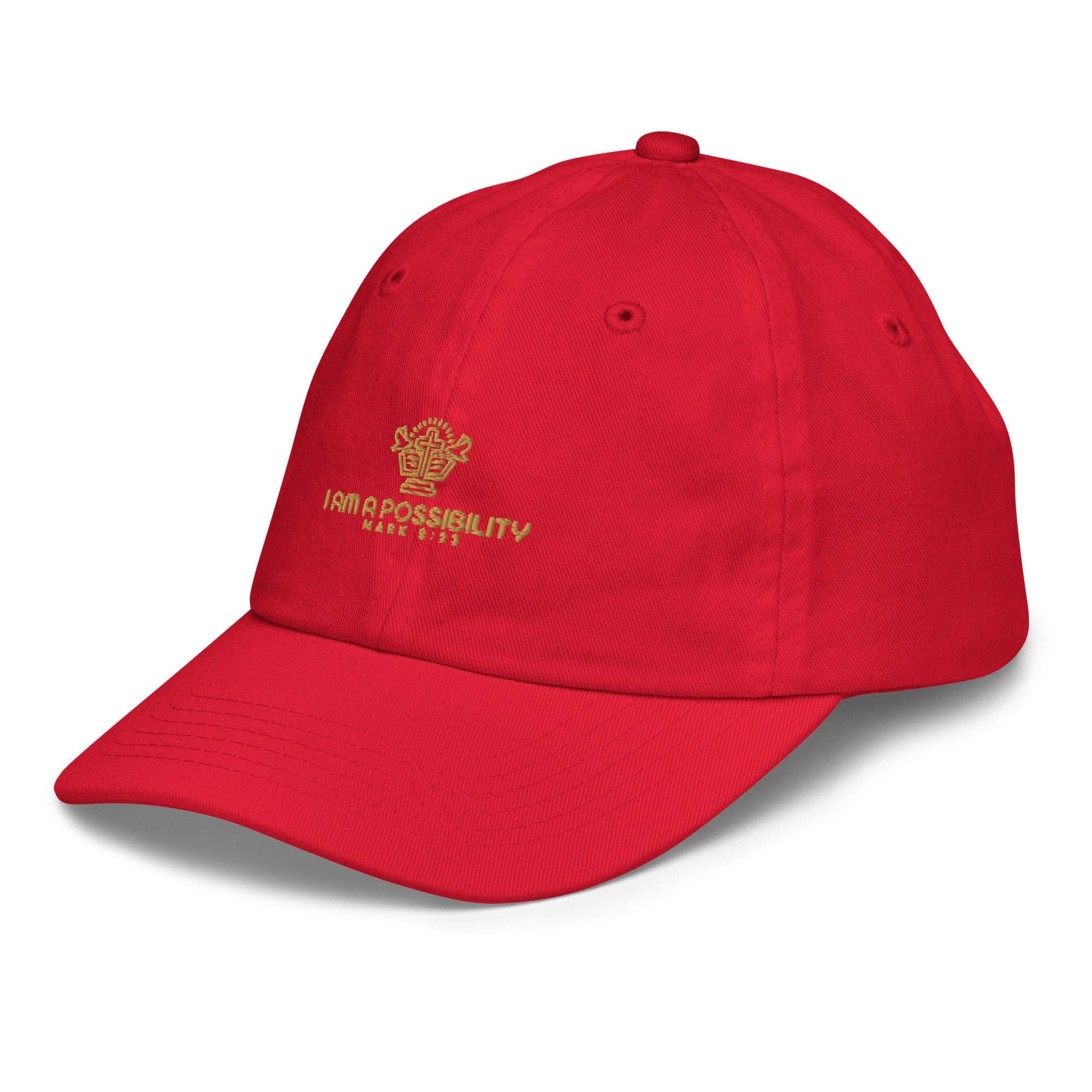 Youth baseball cap - His World For Us