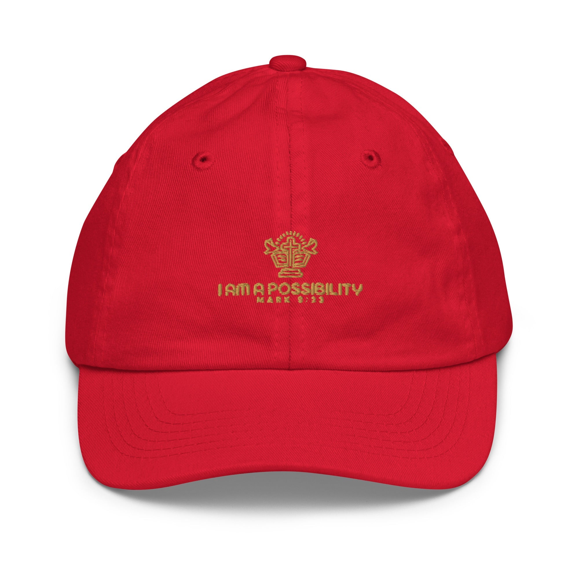 Youth baseball cap - His World For Us