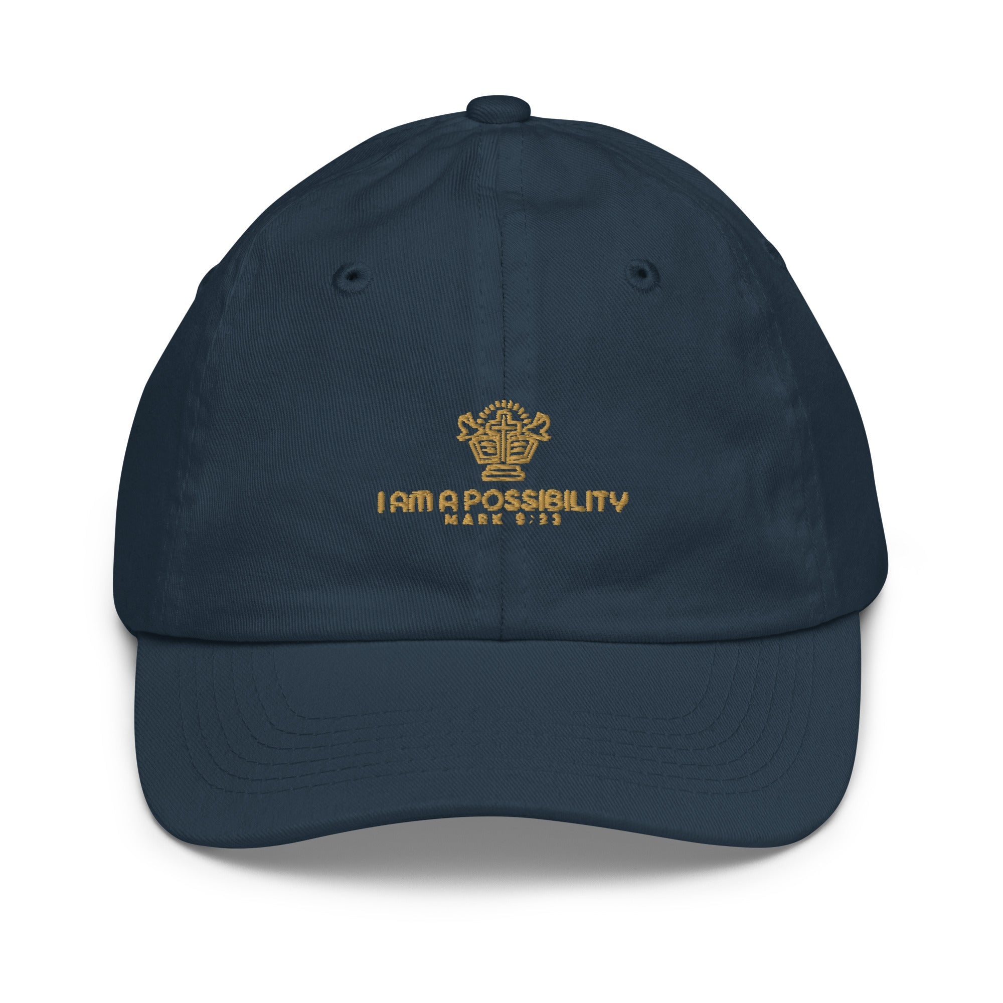 Youth baseball cap - His World For Us