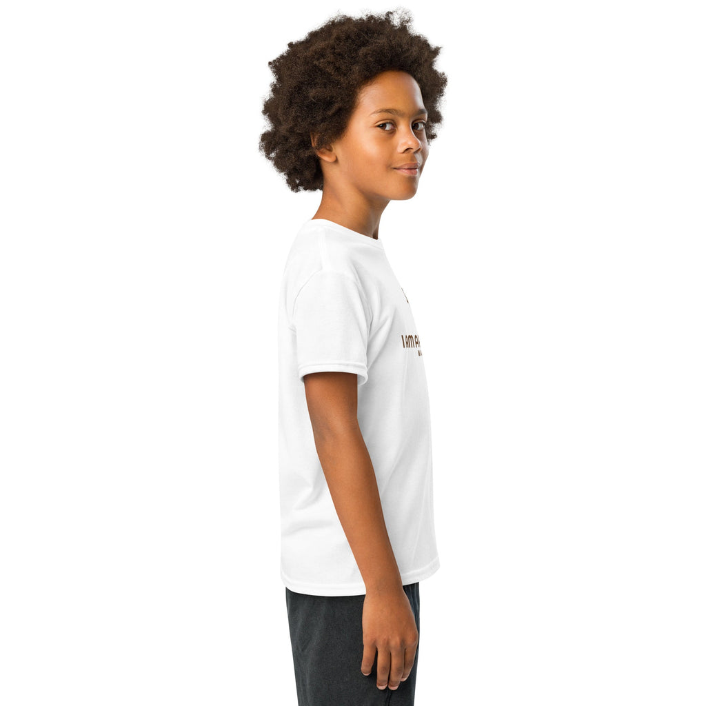 Youth Cotton Blend Moisture - Wicking T-Shirt - His World For Us