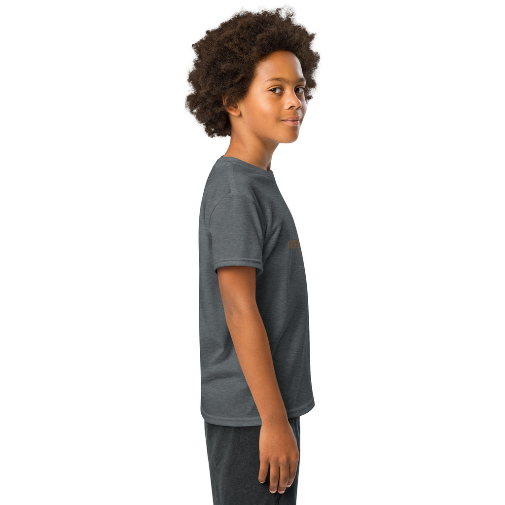 Youth Cotton Blend Moisture - Wicking T-Shirt - His World For Us