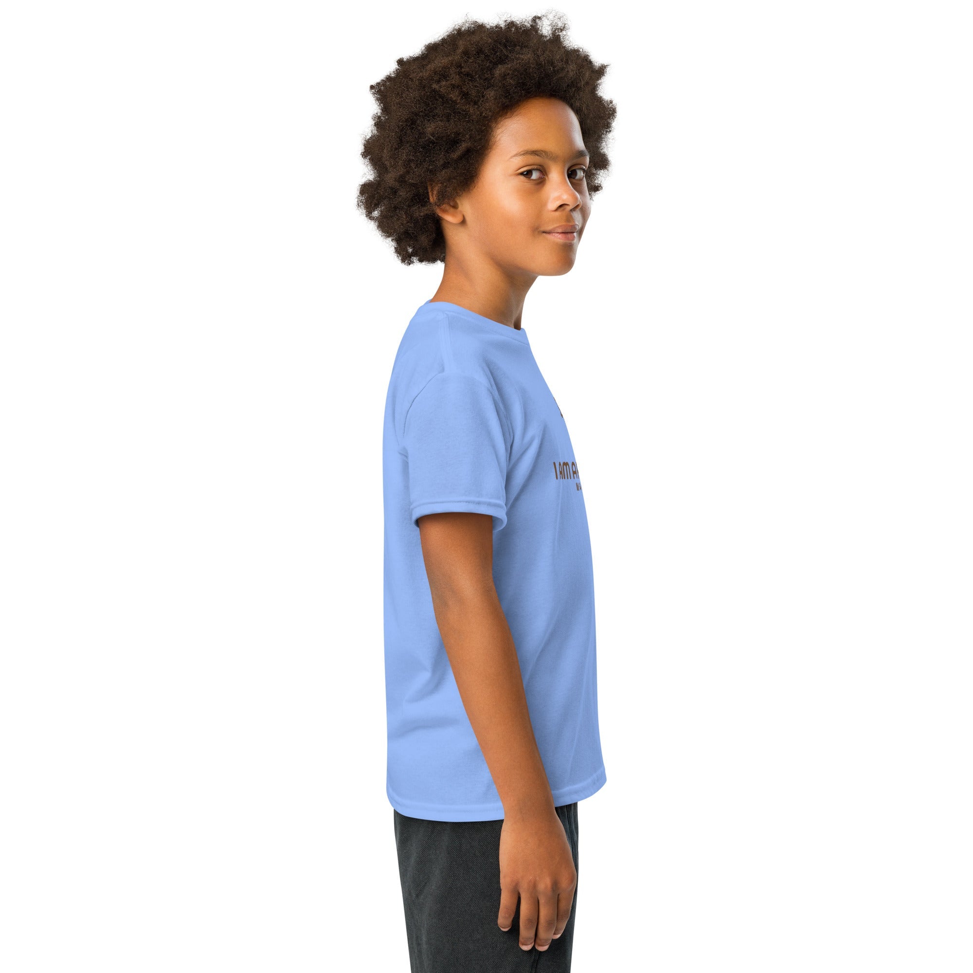 Youth Cotton Blend Moisture - Wicking T-Shirt - His World For Us