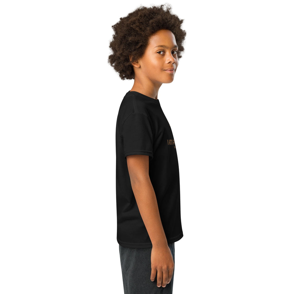 Youth Cotton Blend Moisture - Wicking T-Shirt - His World For Us