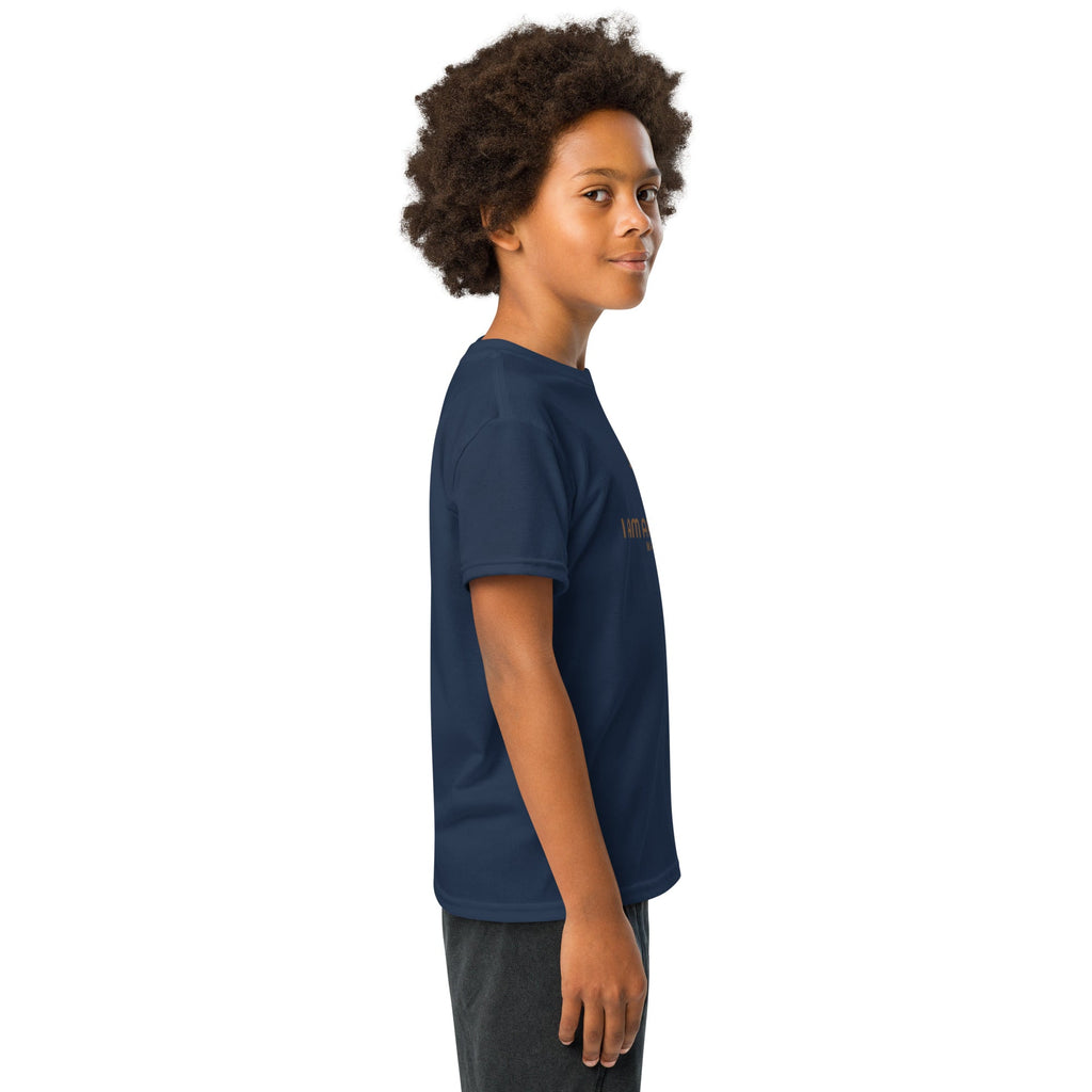 Youth Cotton Blend Moisture - Wicking T-Shirt - His World For Us