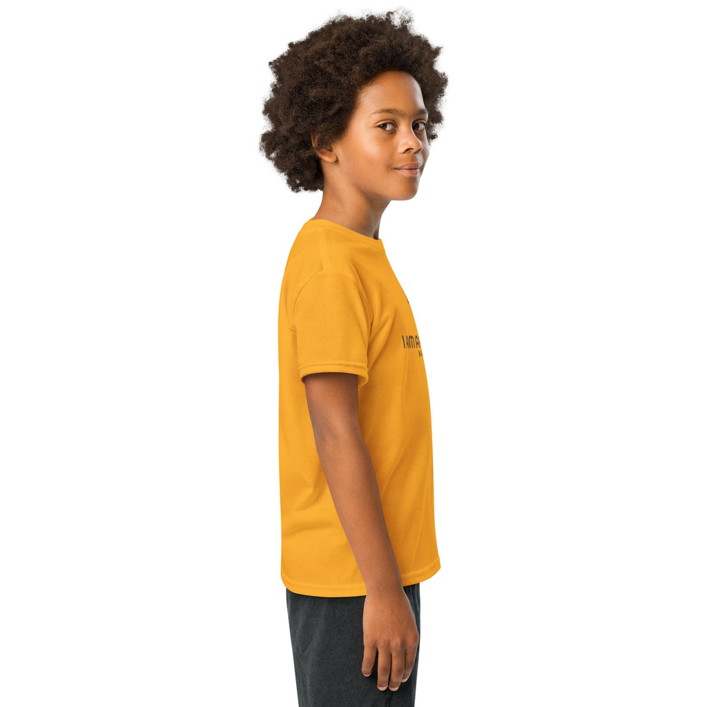 Youth Cotton Blend Moisture - Wicking T-Shirt - His World For Us