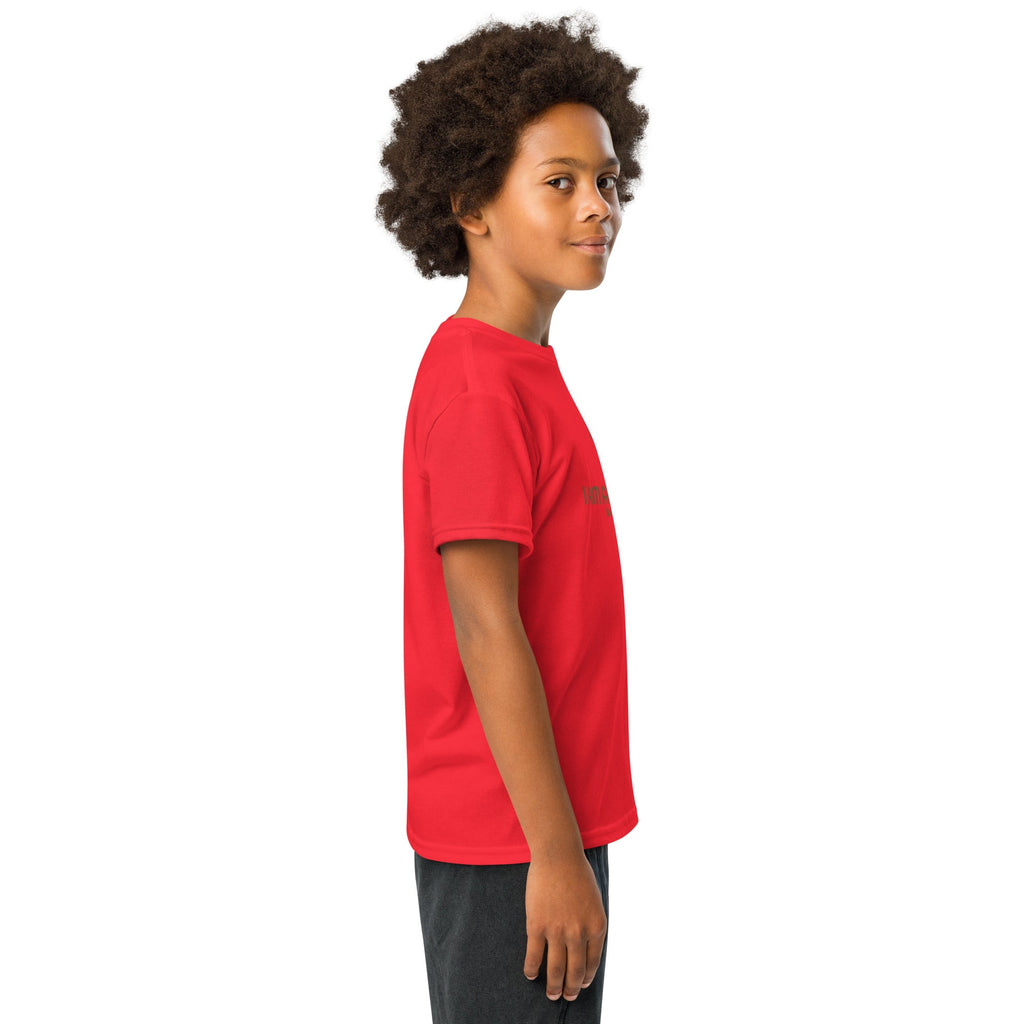 Youth Cotton Blend Moisture - Wicking T-Shirt - His World For Us