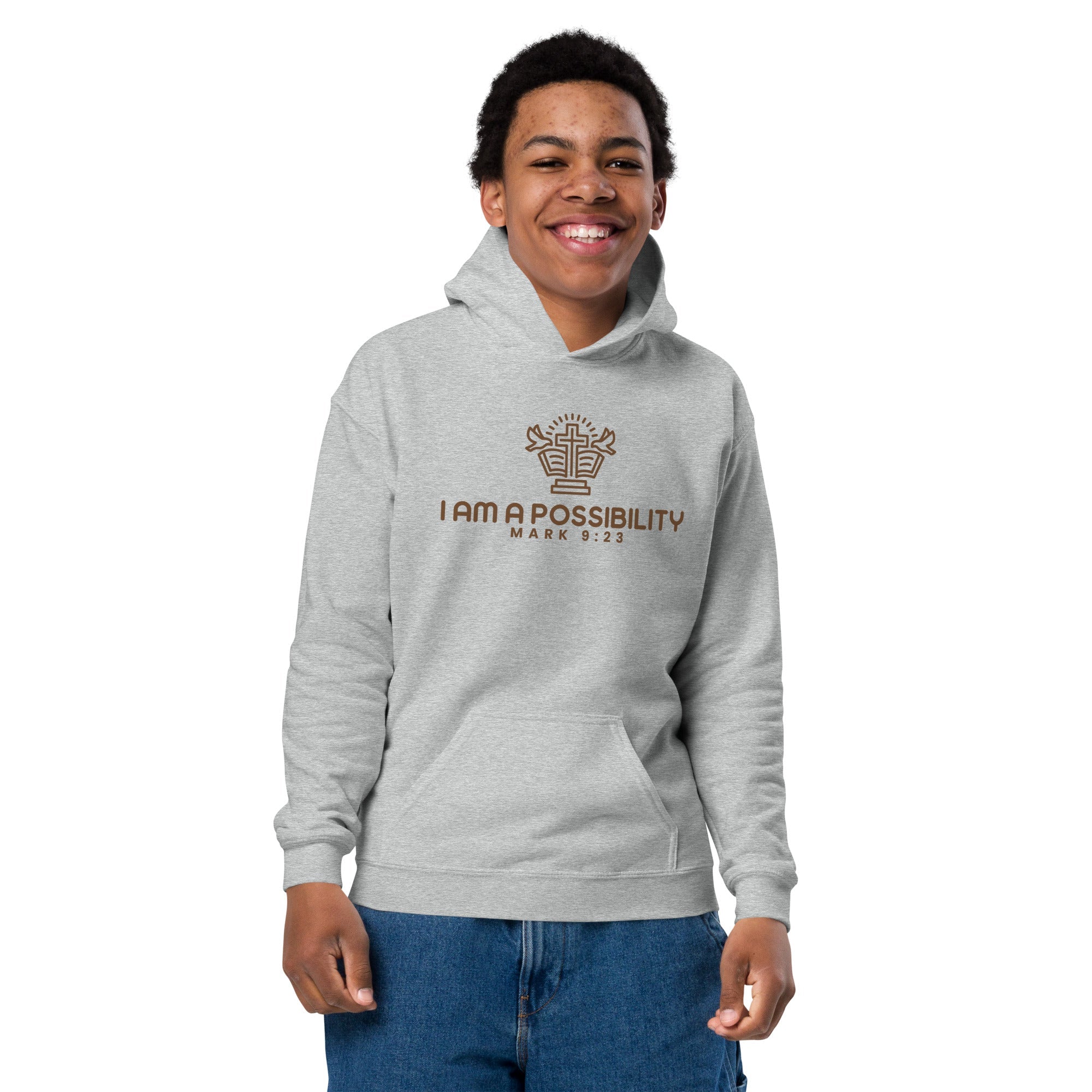 Youth Heavy Blend Cotton - Polyester Hoodie - His World For Us